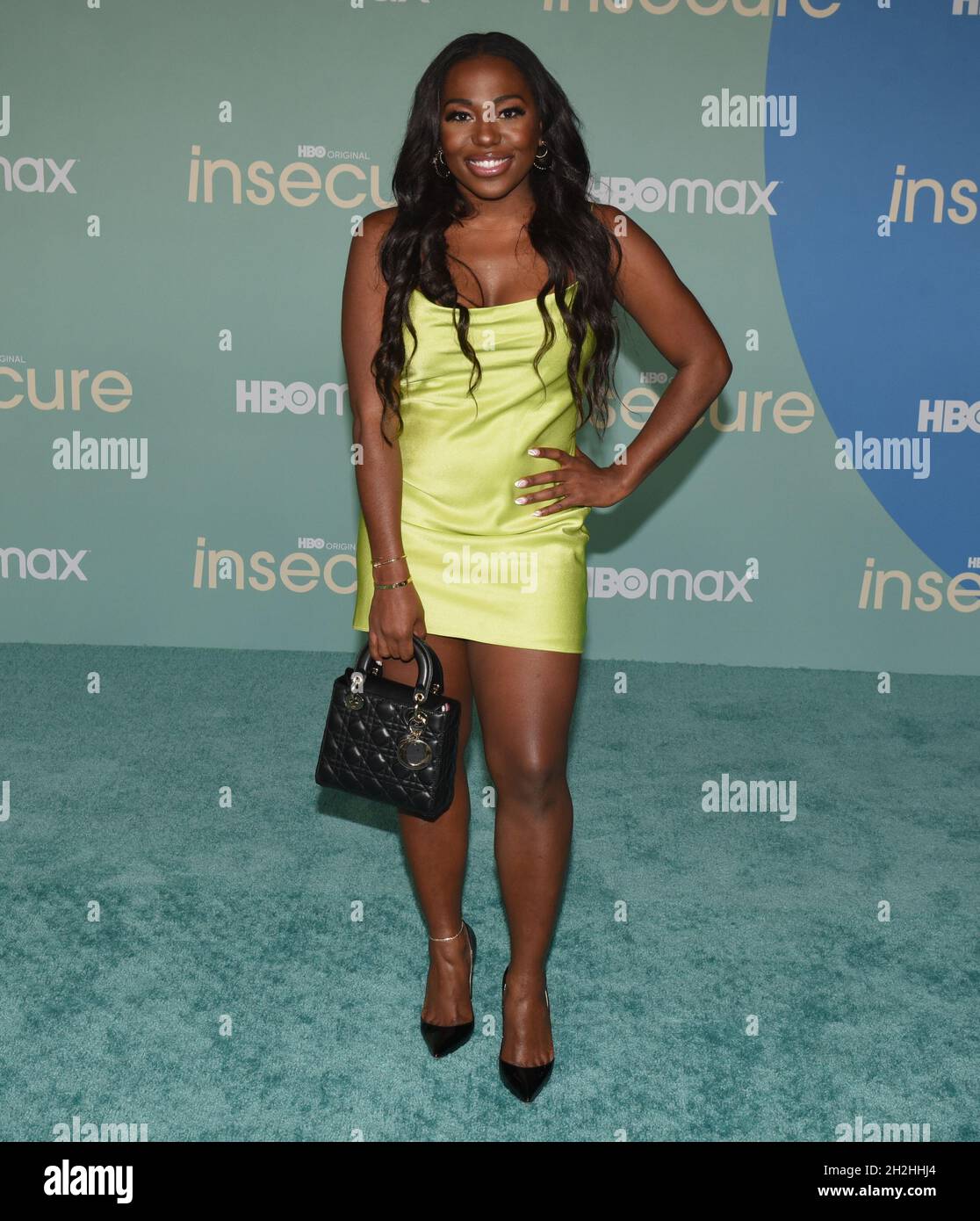 October 21, 2021, Los Angeles, California, USA: Laci Mosley attends Los