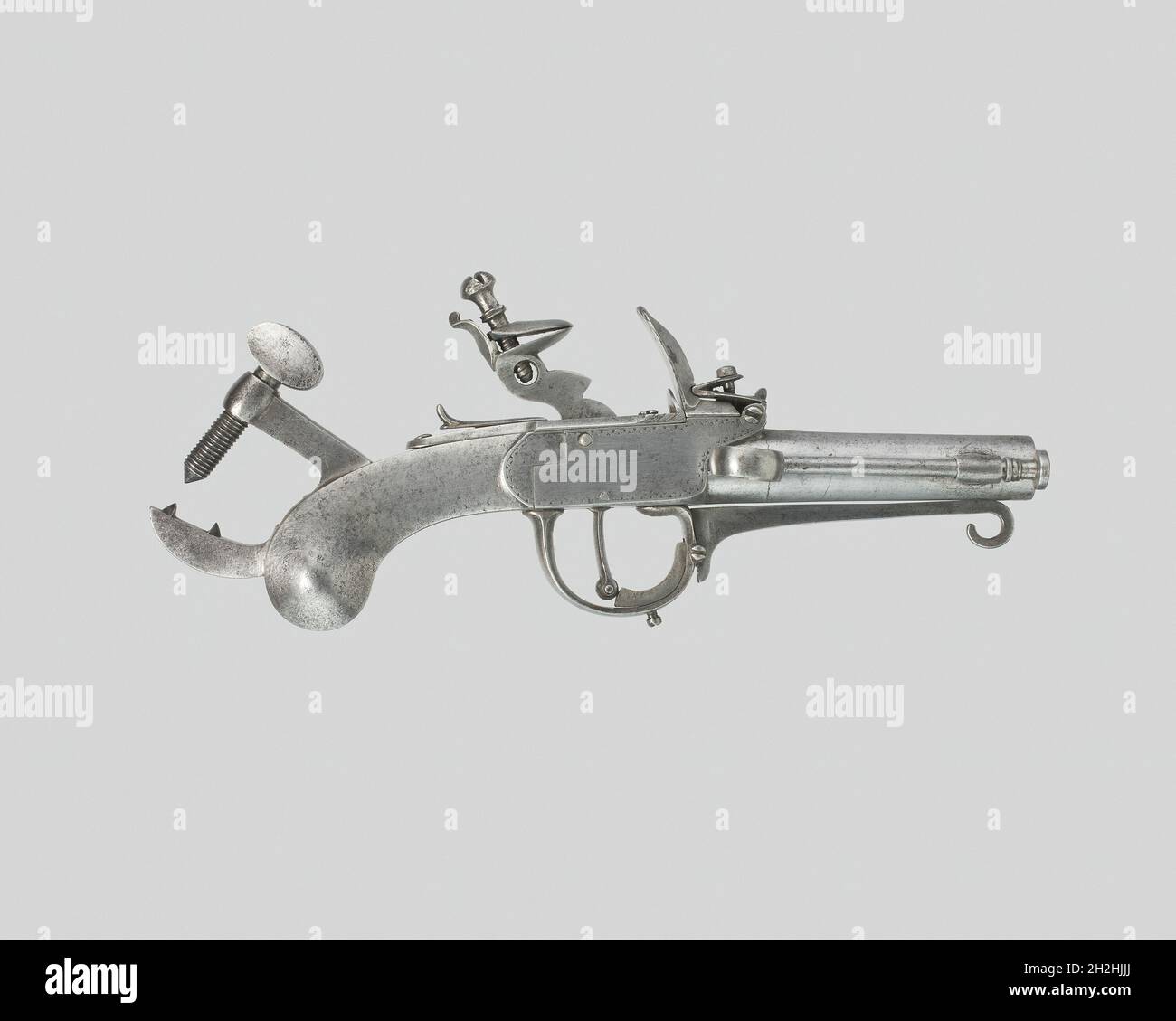 Flintlock AlarmTrap Pistol, France, c. 1800 Stock Photo Alamy