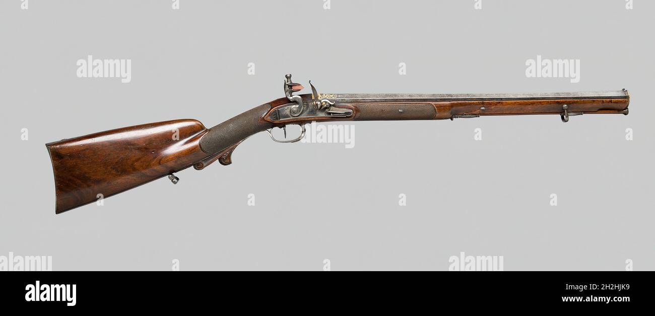 Flintlock Rifle, France, northeastern, c. 1800/04 Stock Photo - Alamy