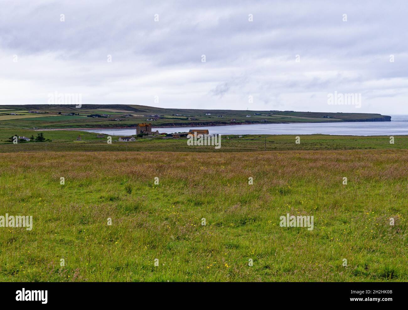 Landscapes of the area surrounding John O' Groats - Scotland, UK, Europe Stock Photo