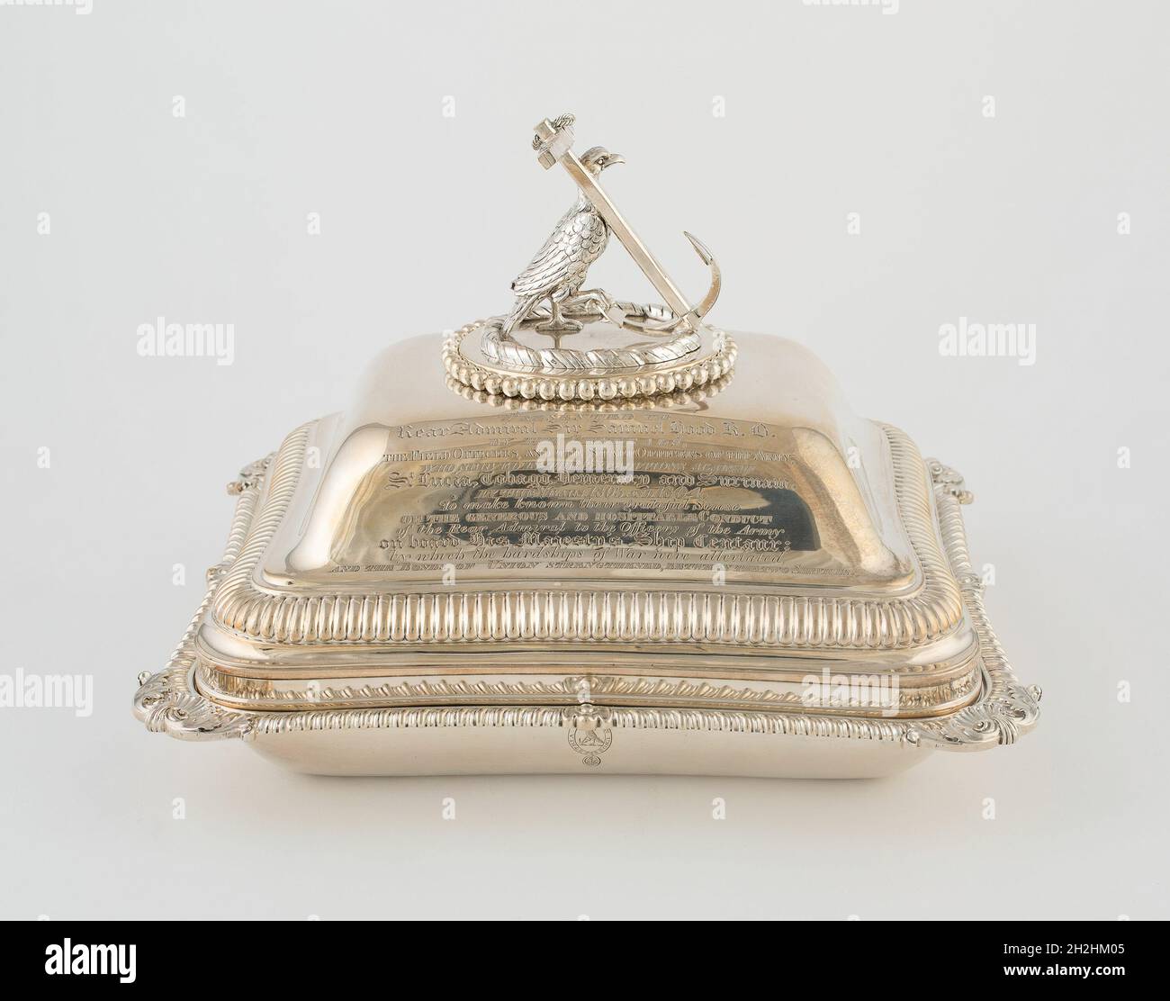 Entree Dish with Cover from the Hood Service, London, 1806/07. Stock Photo