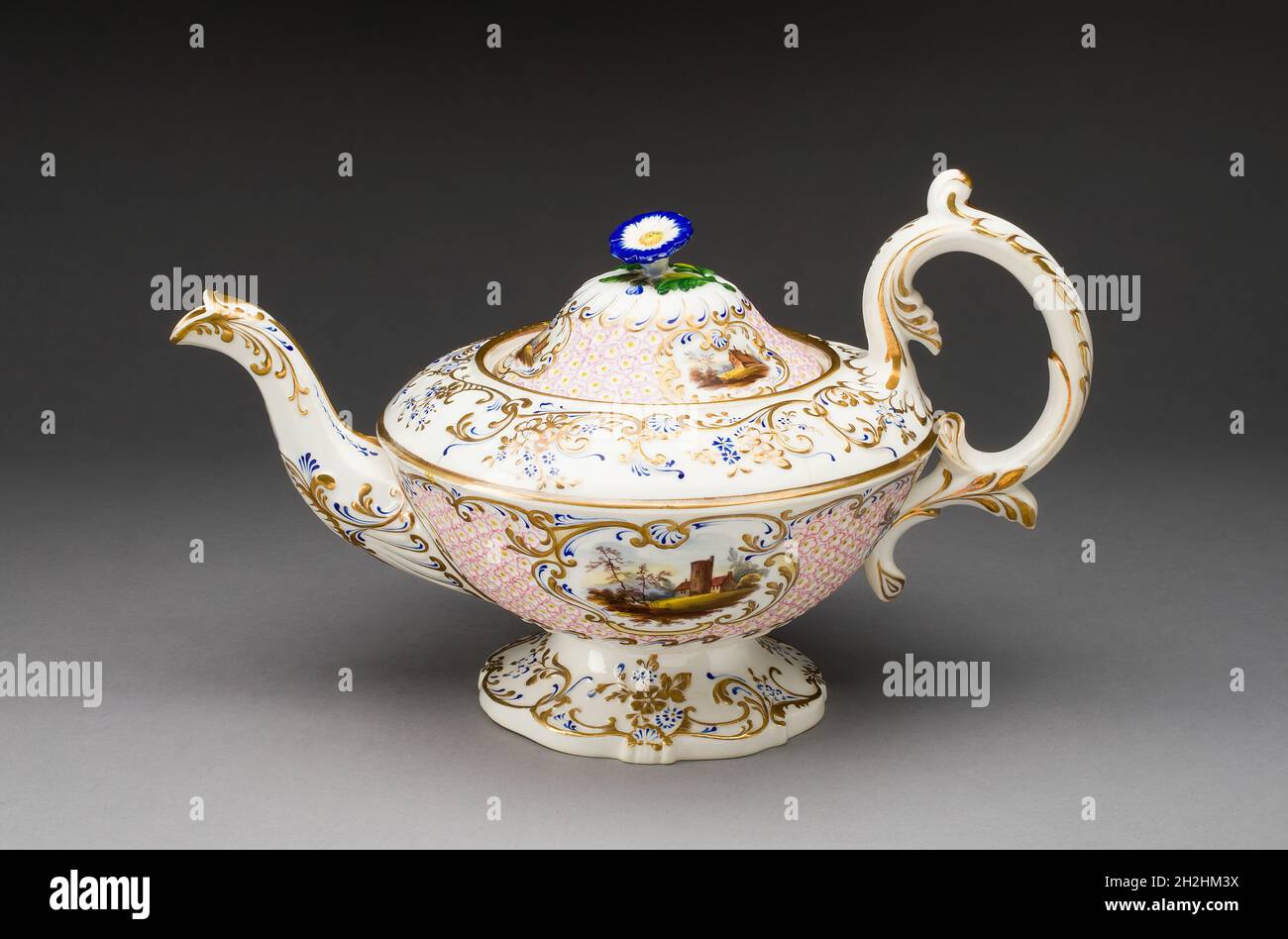 Teapot, Stoke on Trent, c. 1840 Stock Photo Alamy