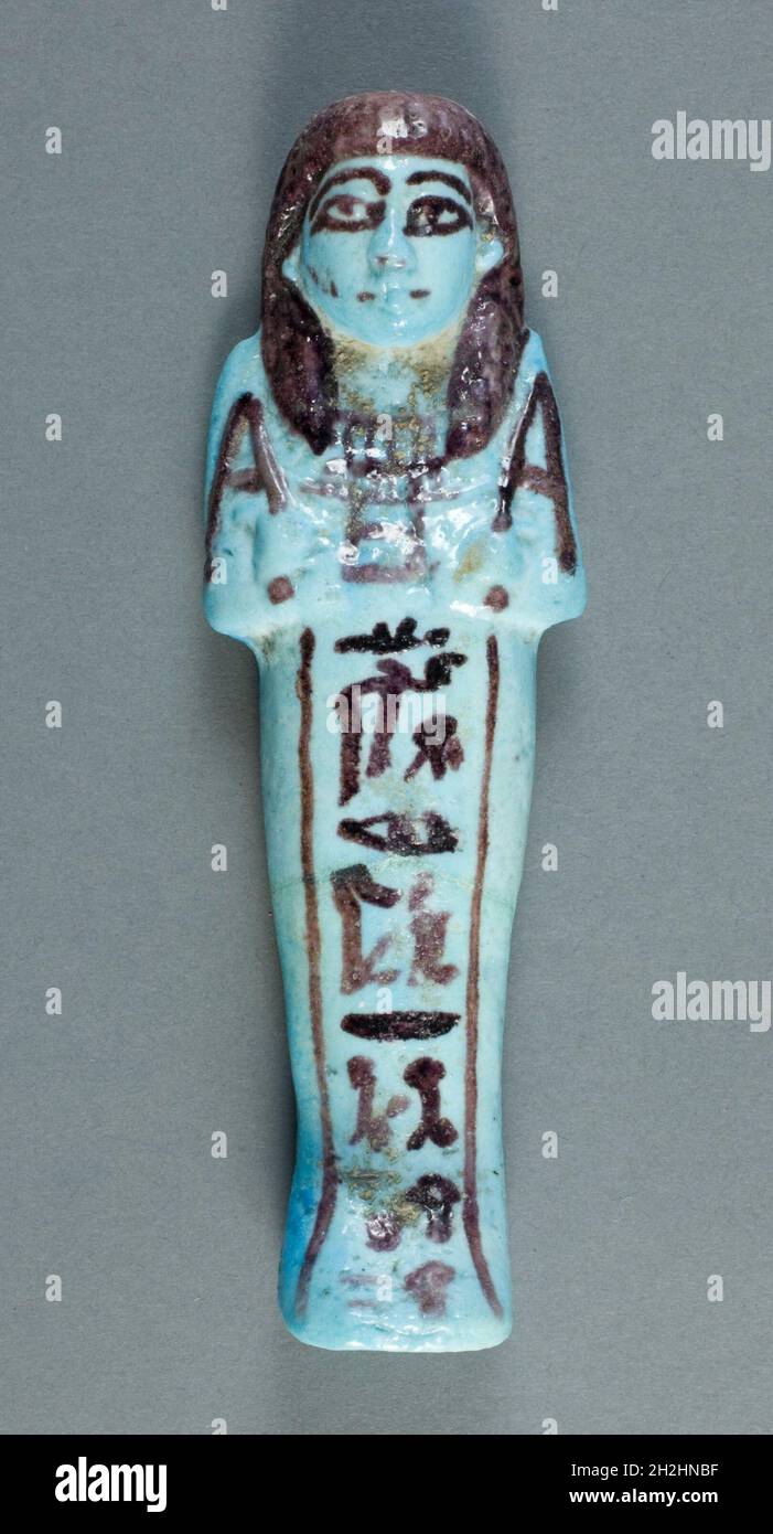 Shabti, Egypt, Third Intermediate Period, Dynasty 21 (about 1069-945 BCE). Stock Photo