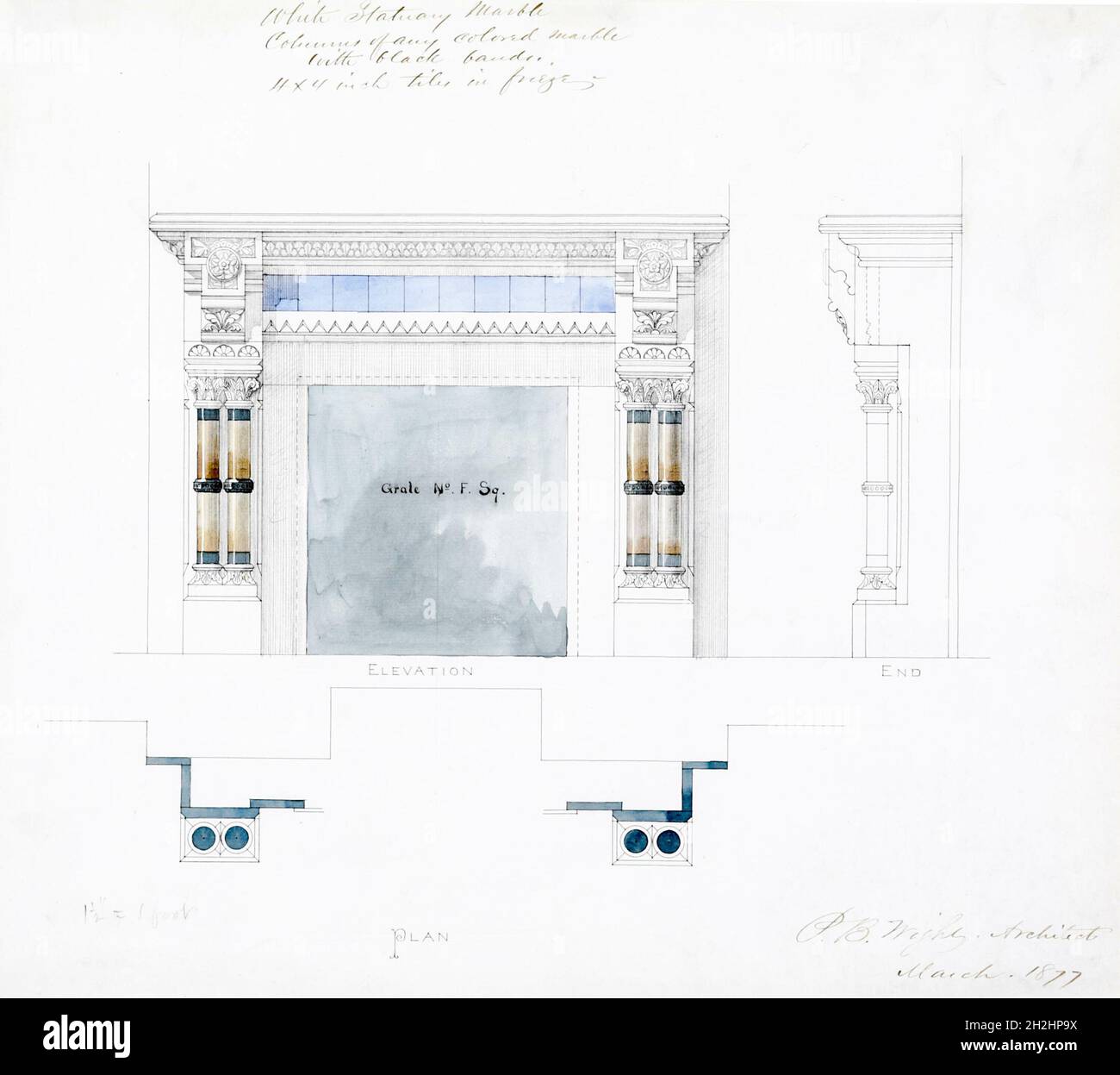 Fireplace mantel 19th century hi-res stock photography and images - Alamy