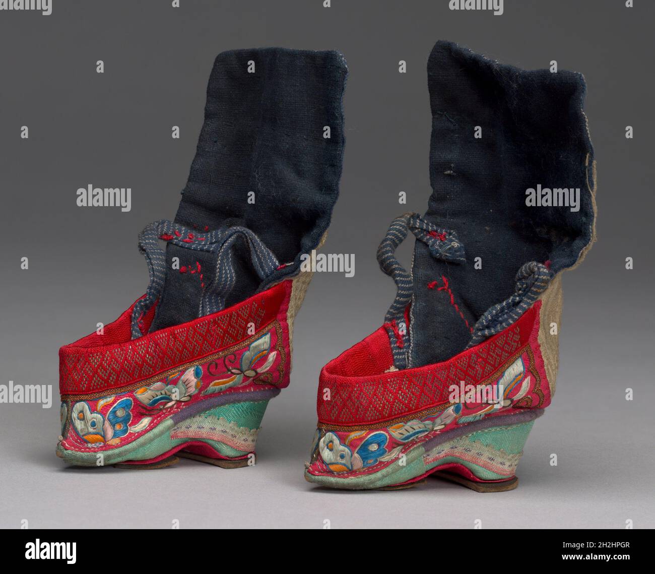 Children's Shoes, China, Qing dynasty(16441911), late 18th/ early 19th