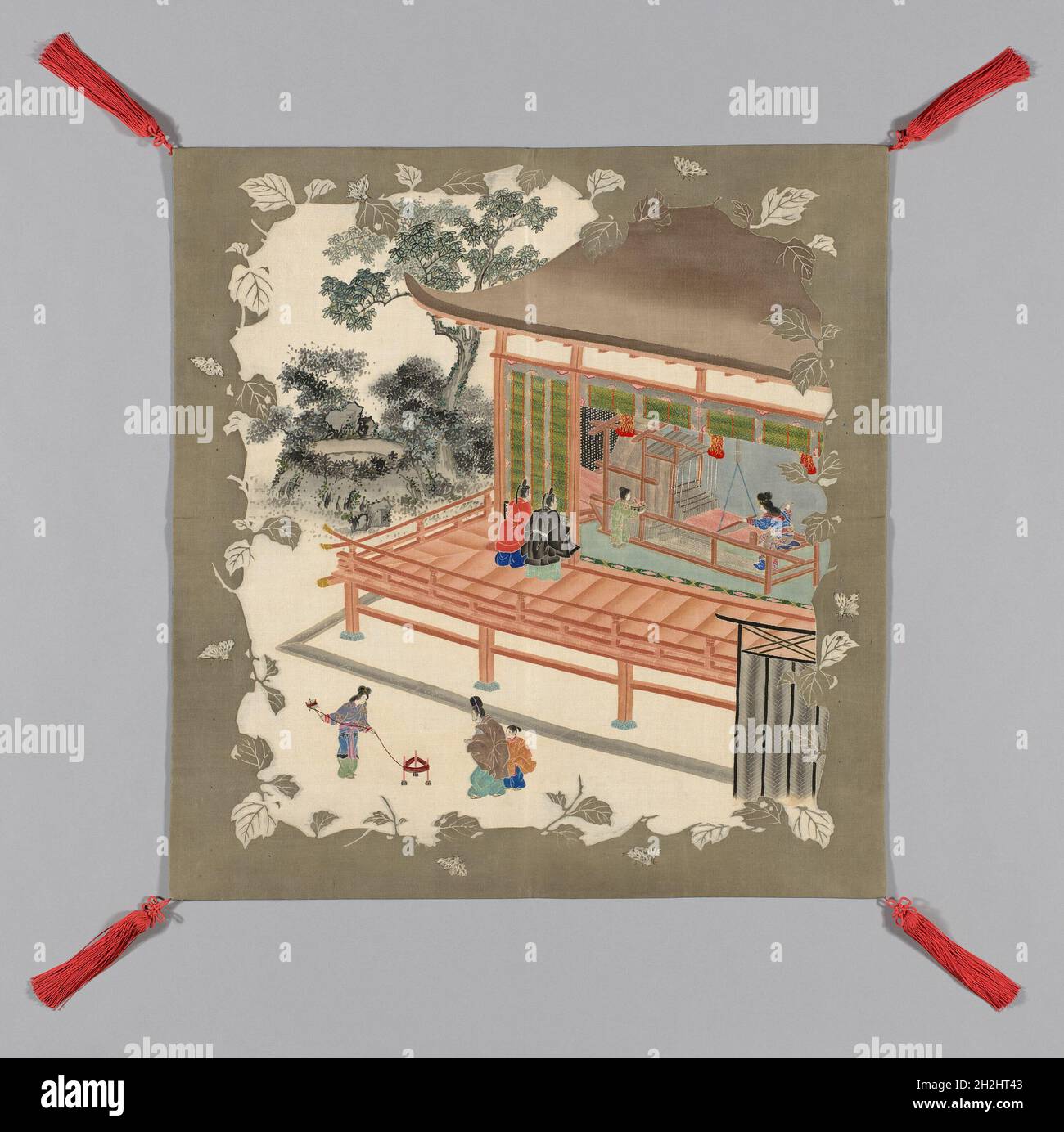 Fukusa (Gift Cover), Japan, late Edo period (1789-1868)/ Meiji period (1868-1912), 1875/1900. Stock Photo