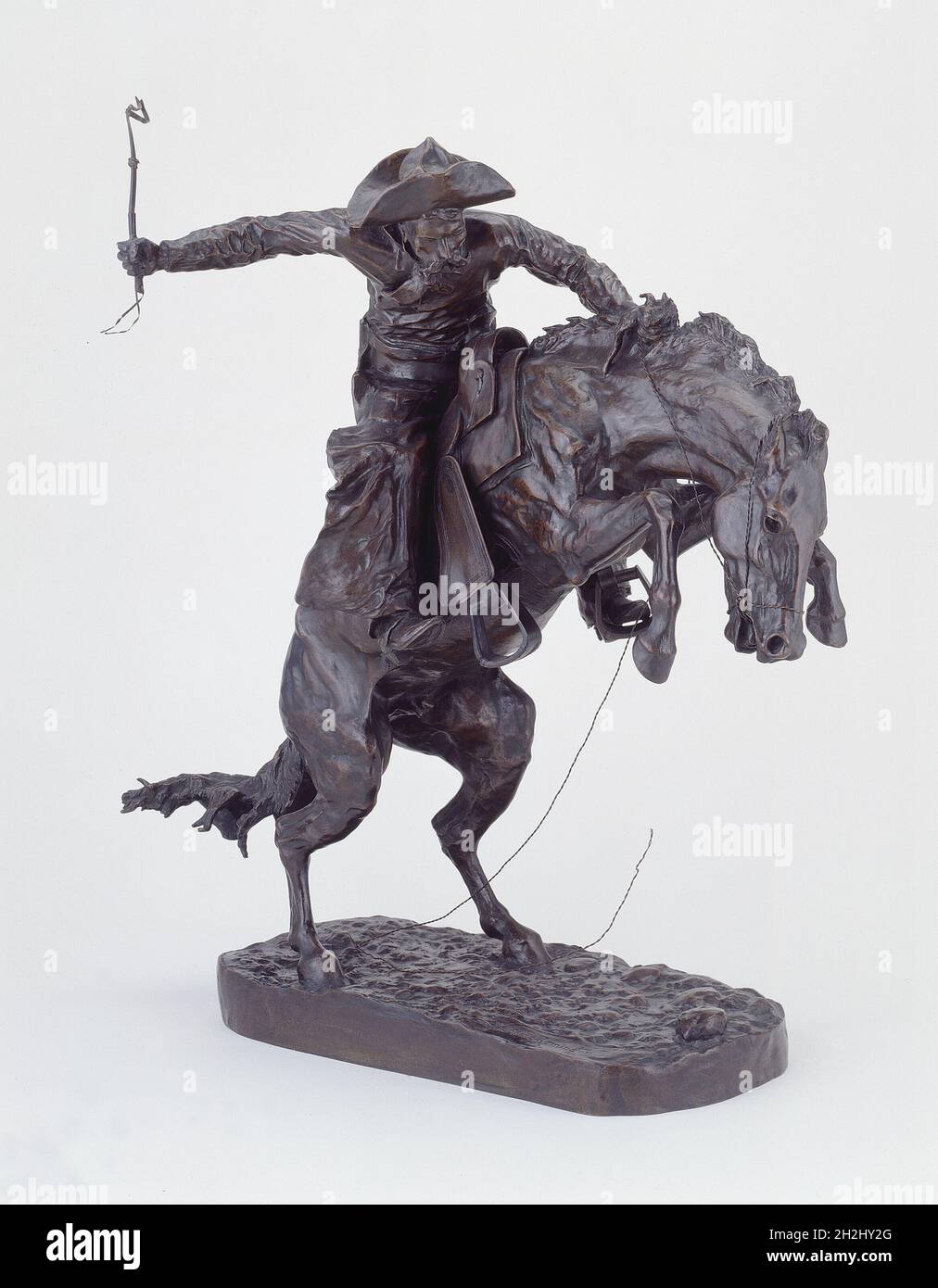 Frederic remington bronco hi-res stock photography and