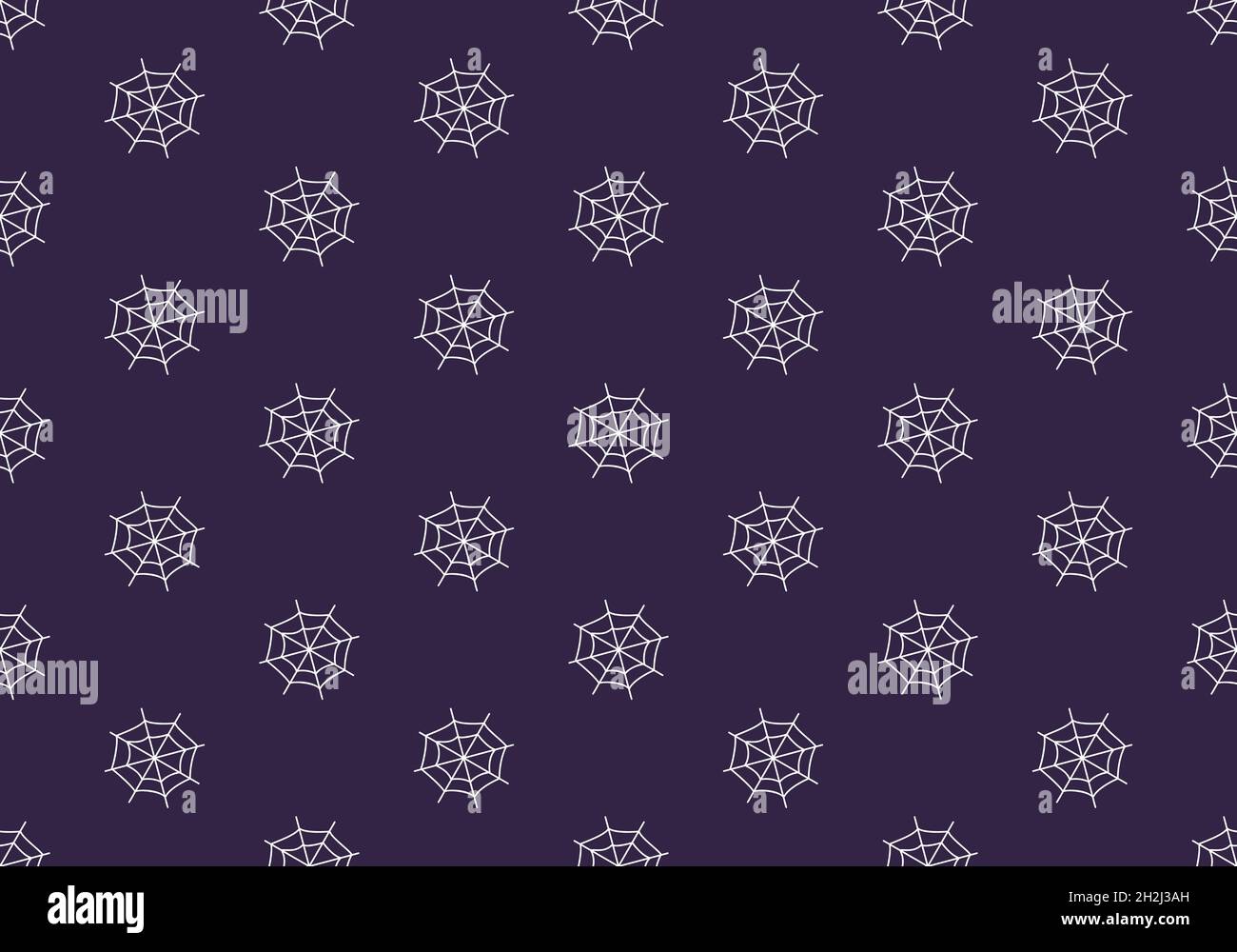 Dark pattern with spiders web on purple background. Halloween festive ...
