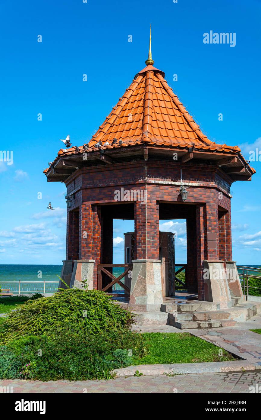 Historical pump room Queen Louise in the resort town of Zelenogradsk, Kaliningrad region Stock Photo