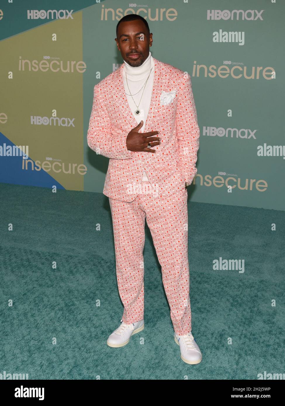 October 21, 2021, Los Angeles, California, USA: Prentice Penny attends Los Angeles Premiere of HBO's ''Insecure'' Season 5. (Credit Image: © Billy Bennight/ZUMA Press Wire) Stock Photo