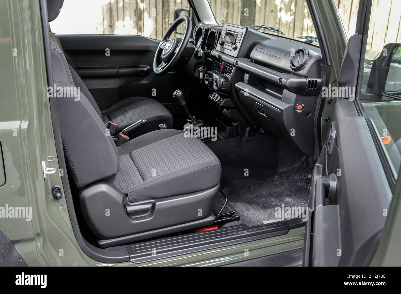Suzuki Jimny Torakku, interior Photo: Anders Wiklund / TT code 10040 Stock Photo