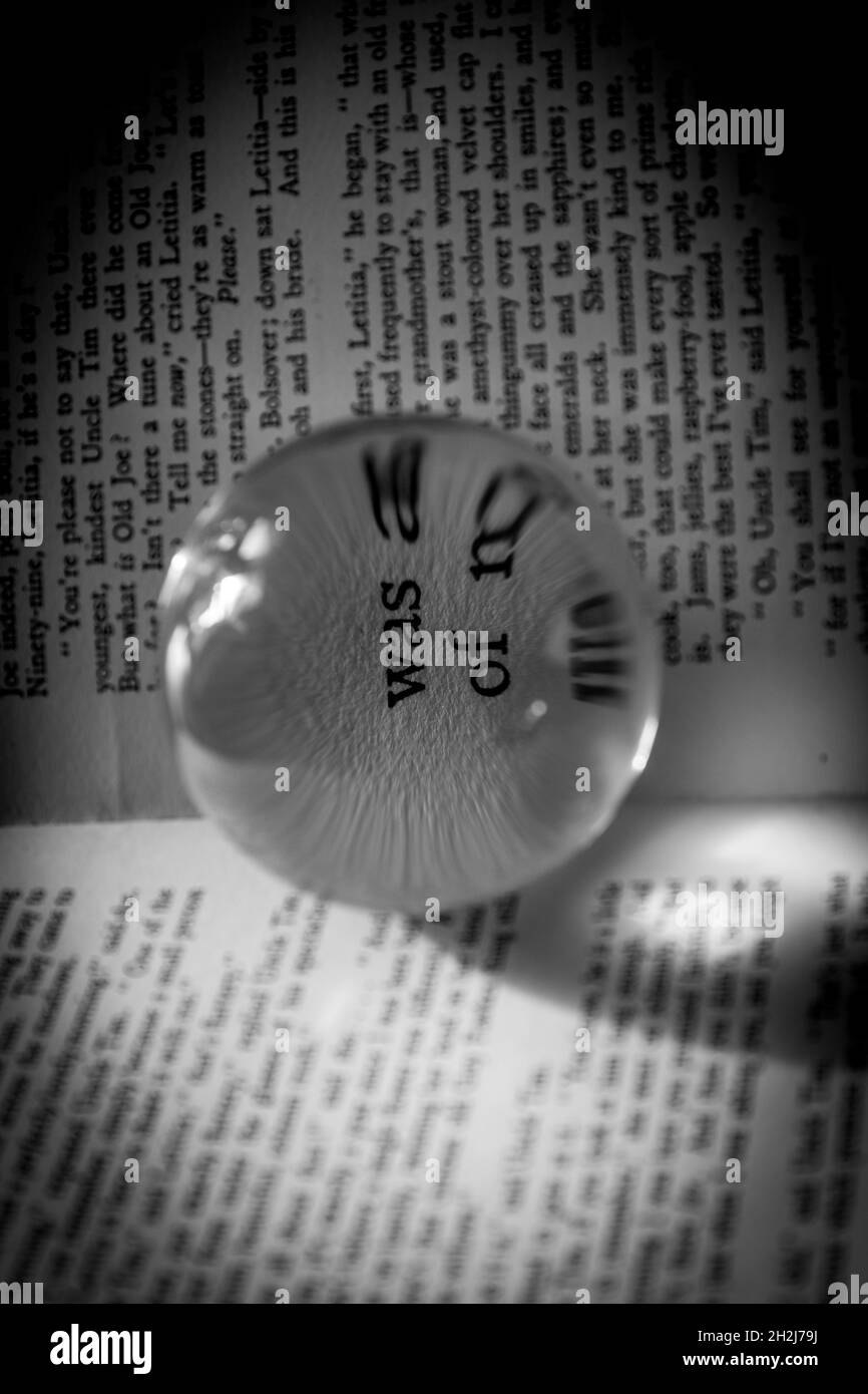 Glass Ball "What Of Stock Photo Alamy