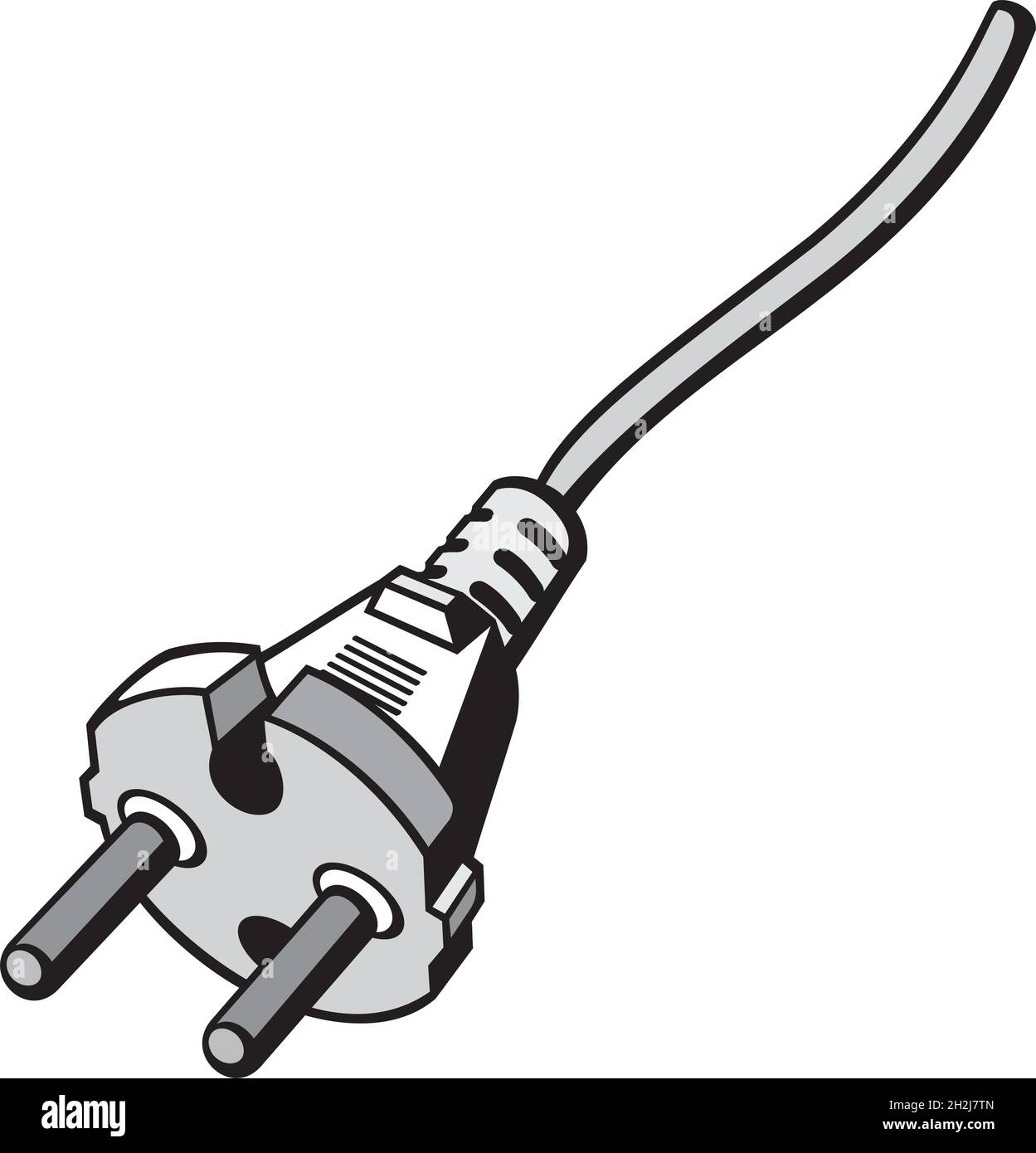 Power plug vector illustration Stock Vector