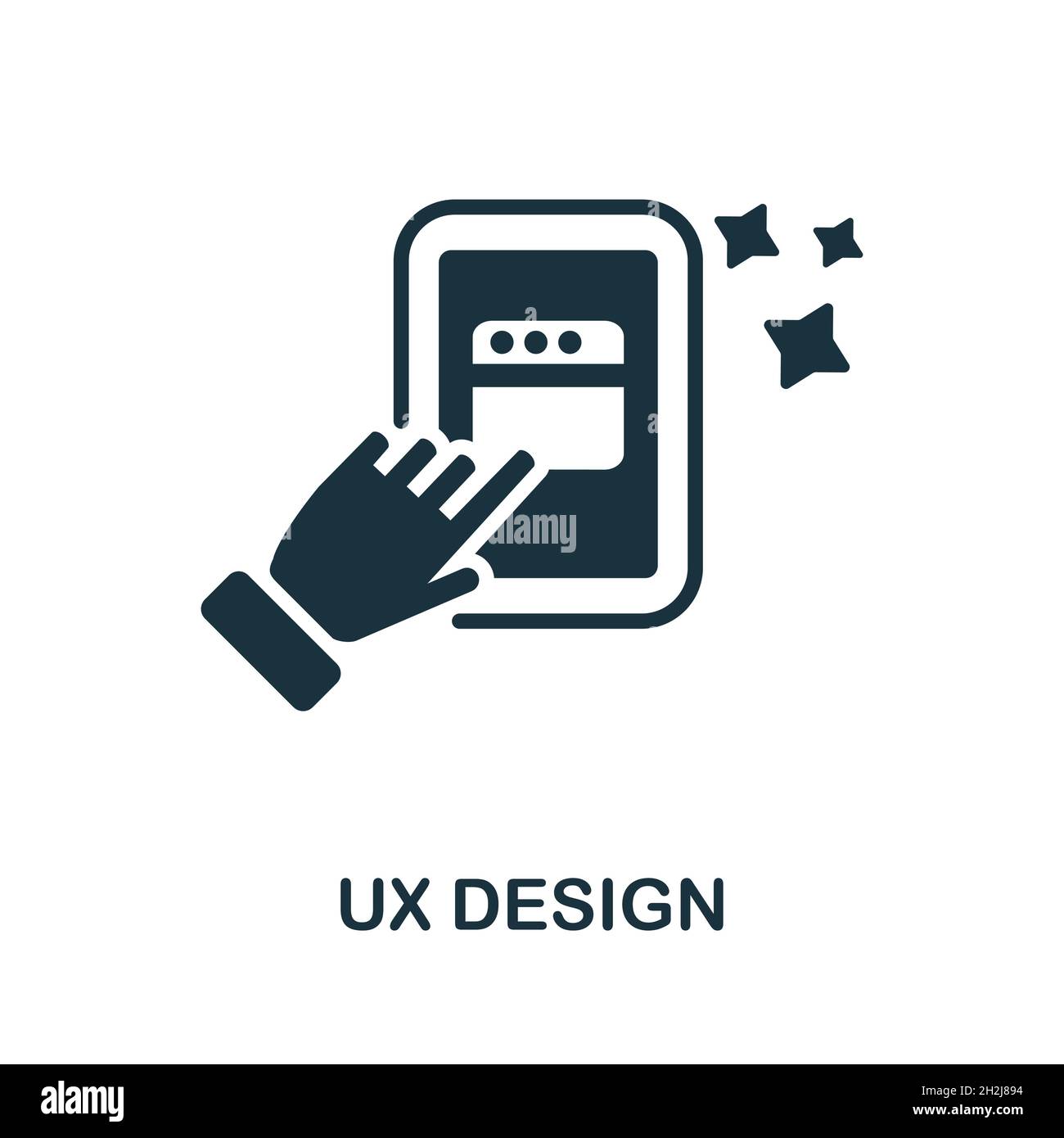 Ux Design icon. Monochrome sign from graphic design collection. Creative Ux Design  icon illustration for web design, infographics and more Stock Vector Image  & Art - Alamy