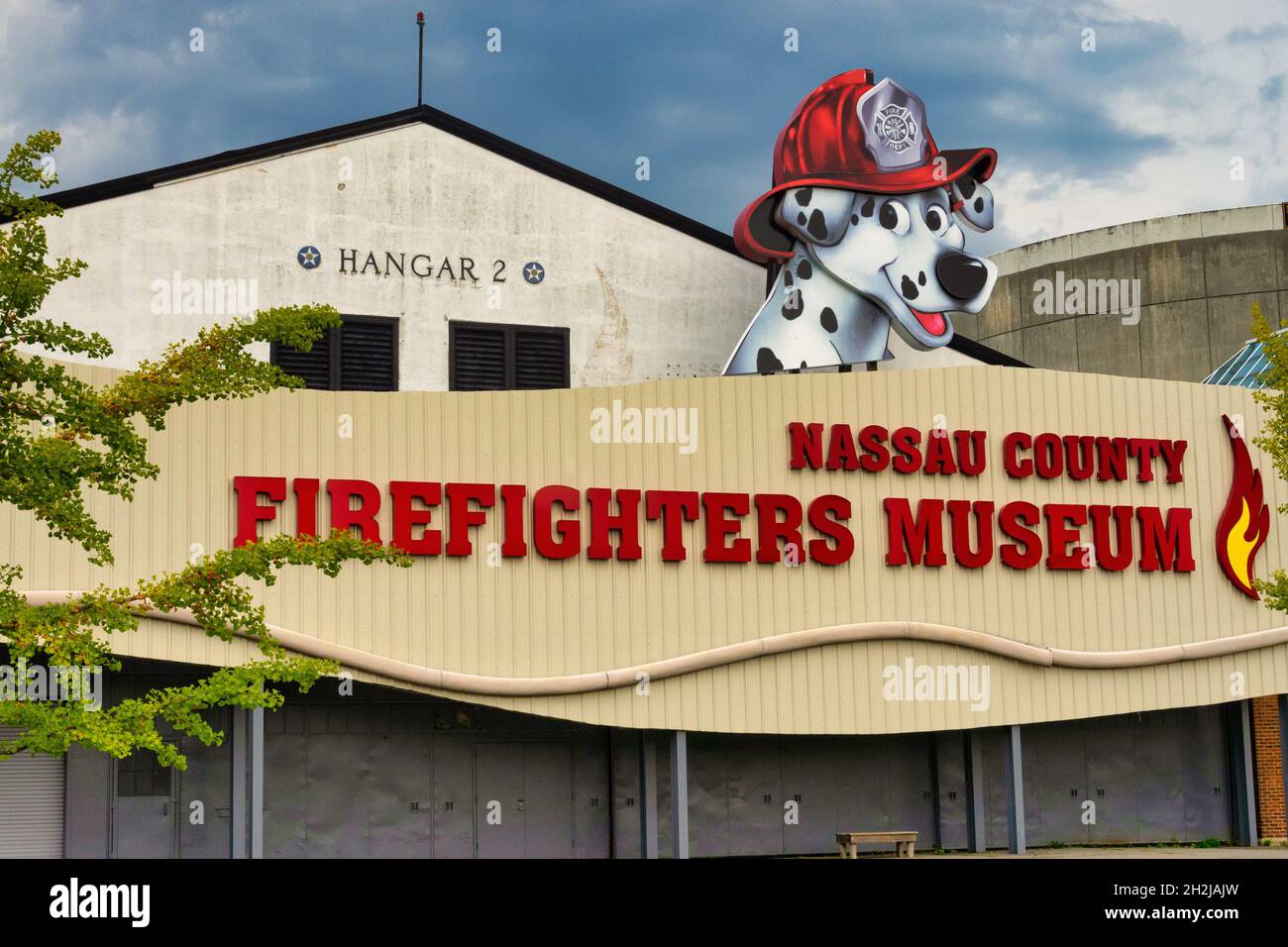 The Nassau County Firefighters Museum is located on Long Island, New York, USA Stock Photo