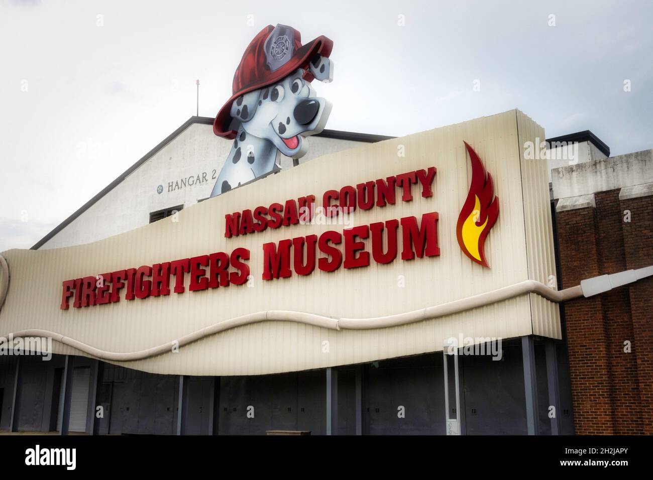 The Nassau County Firefighters Museum is located on Long Island, New York, USA Stock Photo