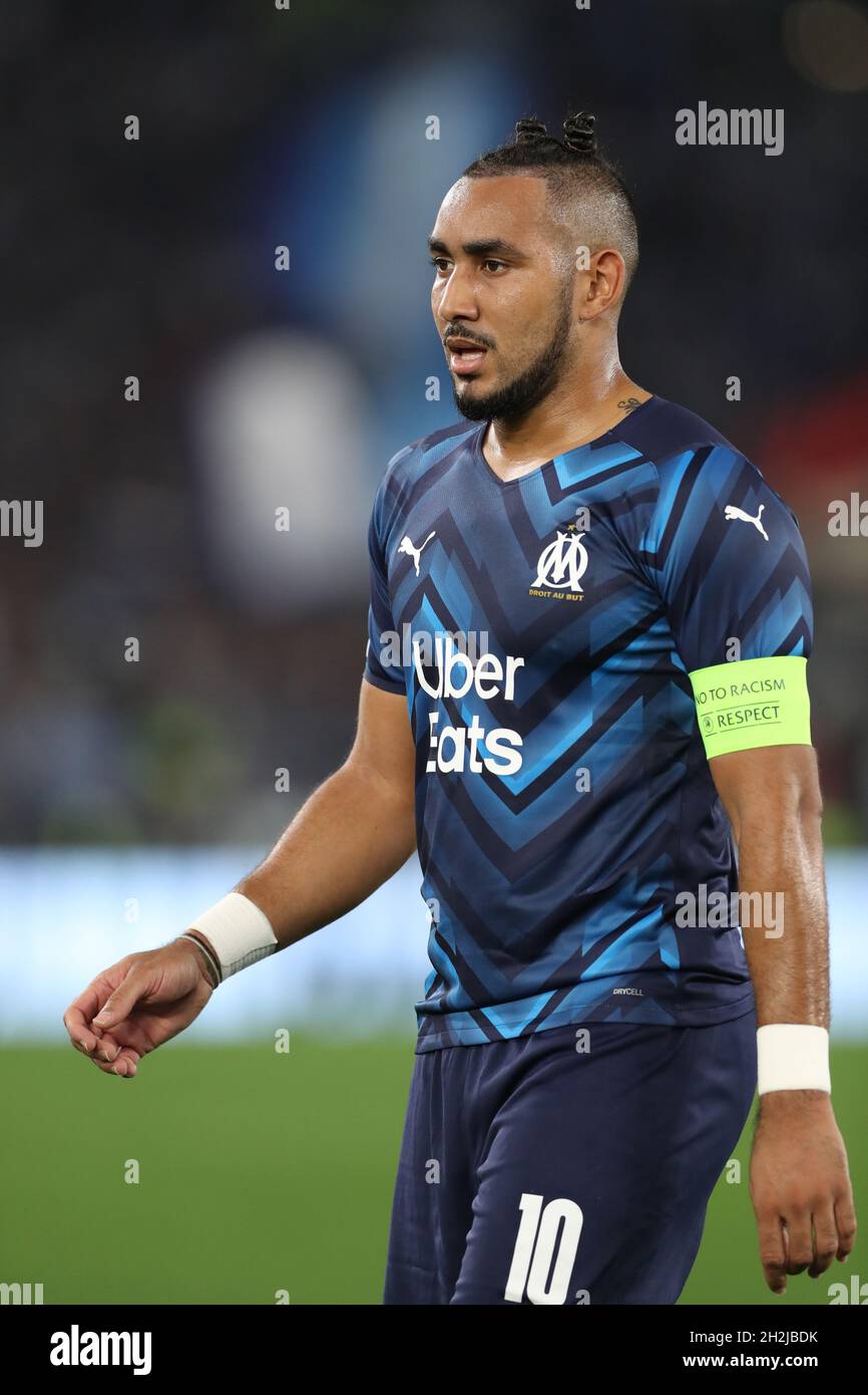 Rome, Italy, 21st October 2021. Dimitri Payet of Olympique De Marseille during the UEFA Europa League match at Olimpico, Rome. Picture credit should read: Jonathan Moscrop / Sportimage Stock Photo