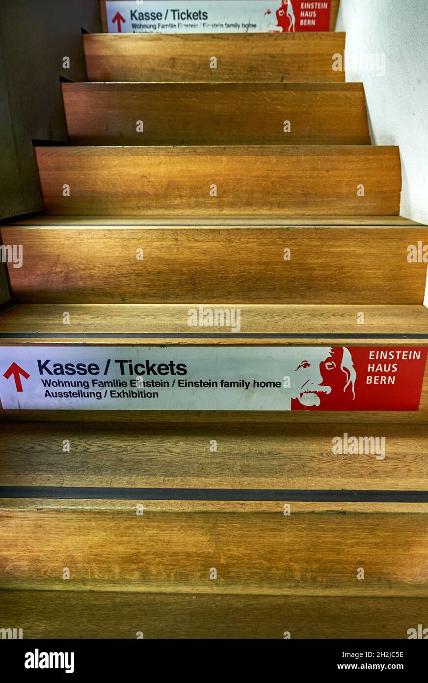 Visiting Albert Einstein housemuseum in Bern, Switzerland Stock Photo