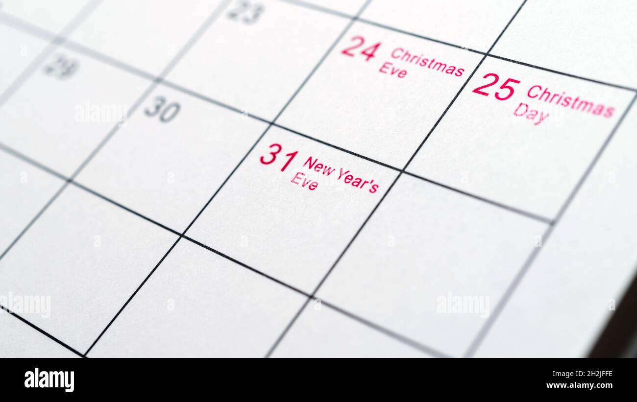 The concept of the new year on December thirtyfirst Stock Photo Alamy