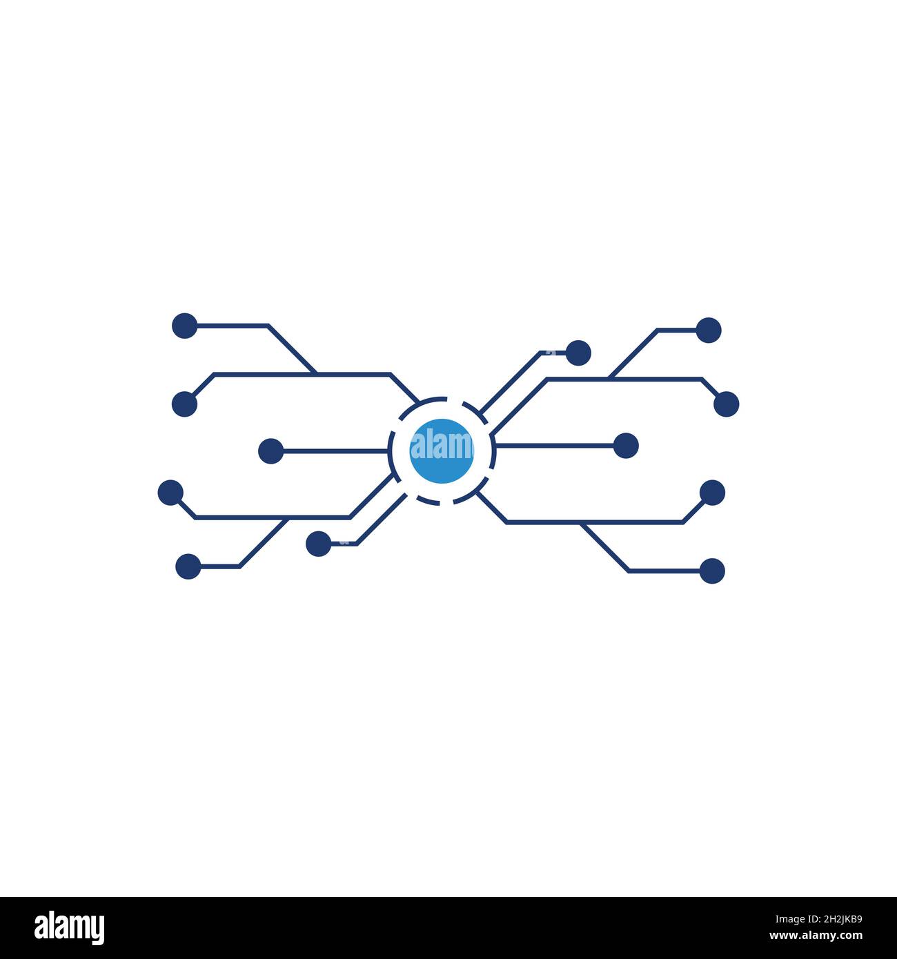 Circuit icon vector illustration design template Stock Photo - Alamy