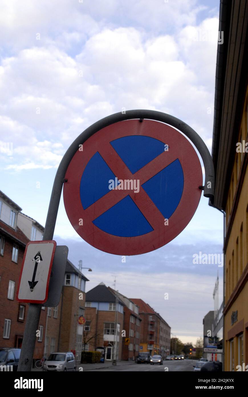 KASTRUP/DANMARK /DENMARK. parking trafic sign Nov. 2, 2008 (PHOTO BY