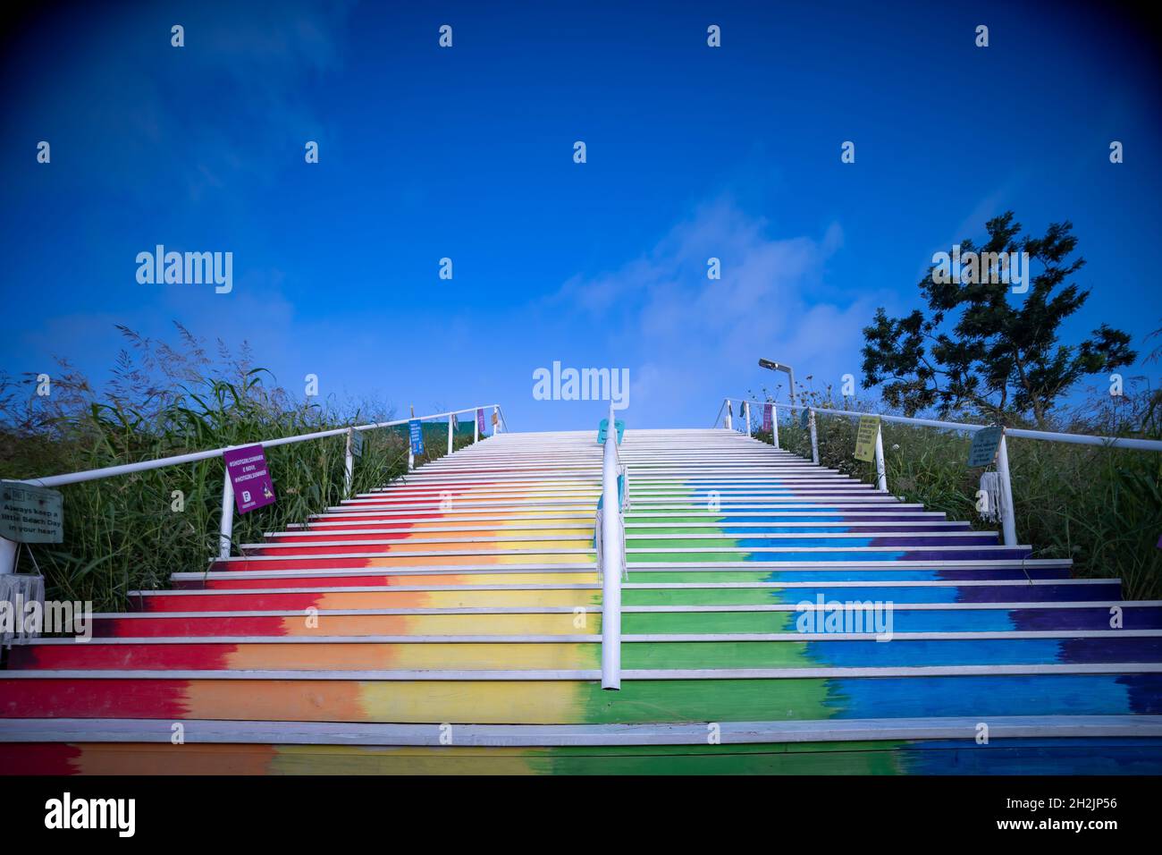 Rainbow Stairs High Resolution Stock Photography and Images - Alamy