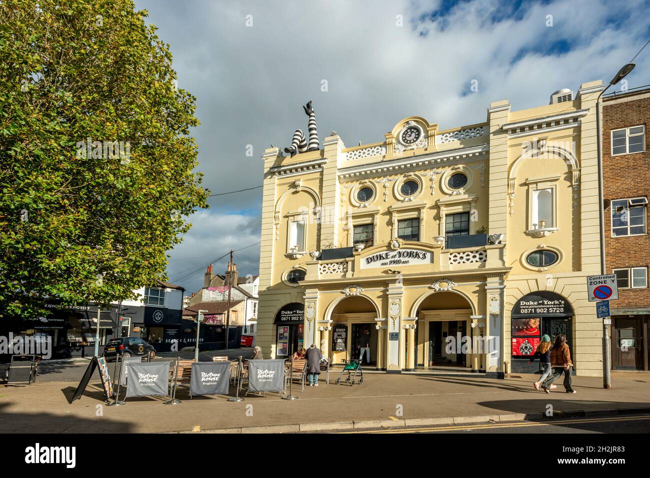 Brighton, October 22nd 2021: The Duke of York cinema in Brighton ...
