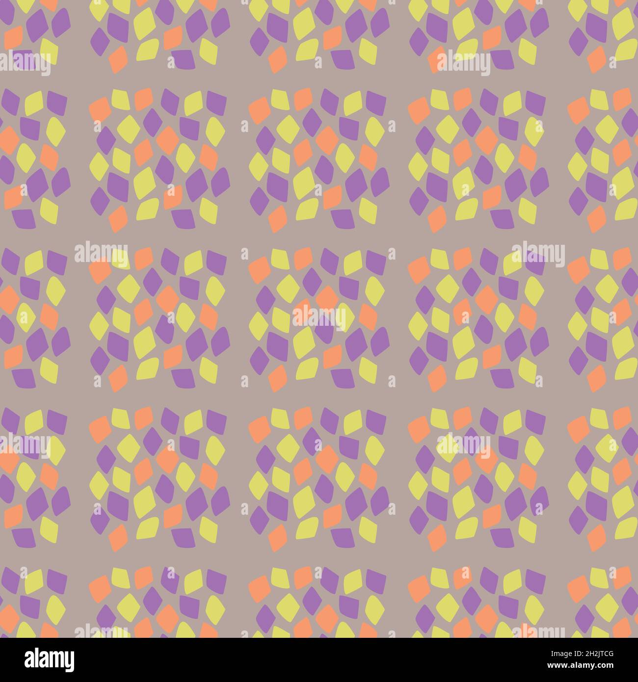 Vector seamless pattern with rhombuses. Abstract geometric pattern. Stock Vector