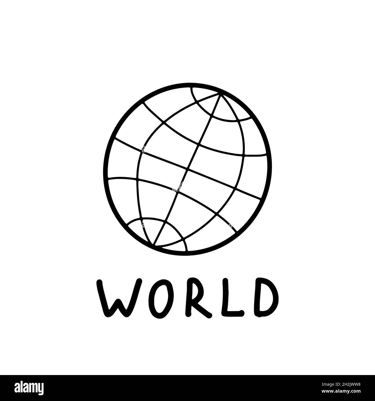 Globe earth icons isolated on white. Vector illustration Stock Vector ...