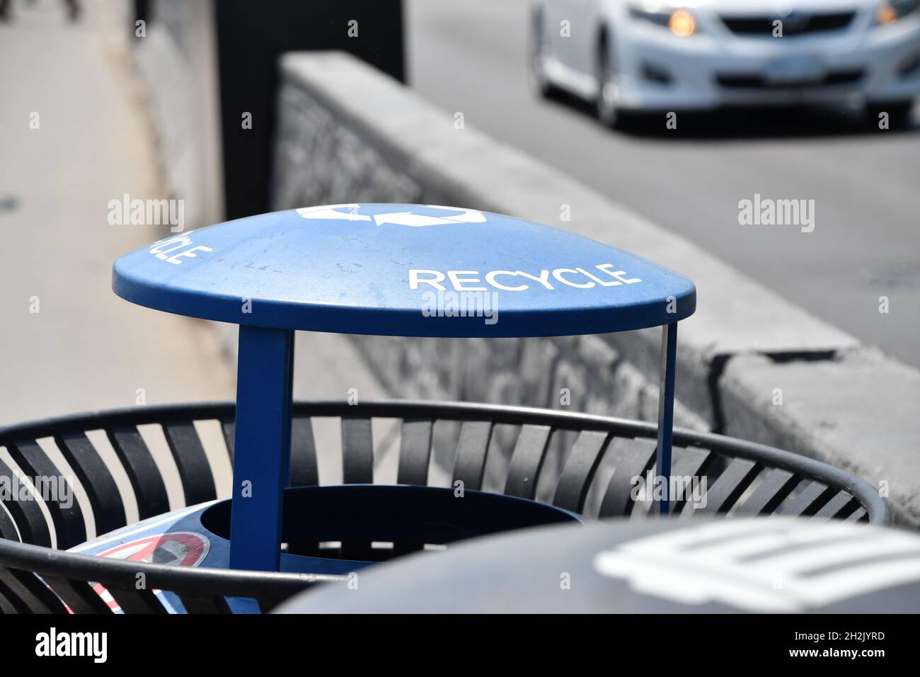 Recycle and Trash cans Stock Photo Alamy
