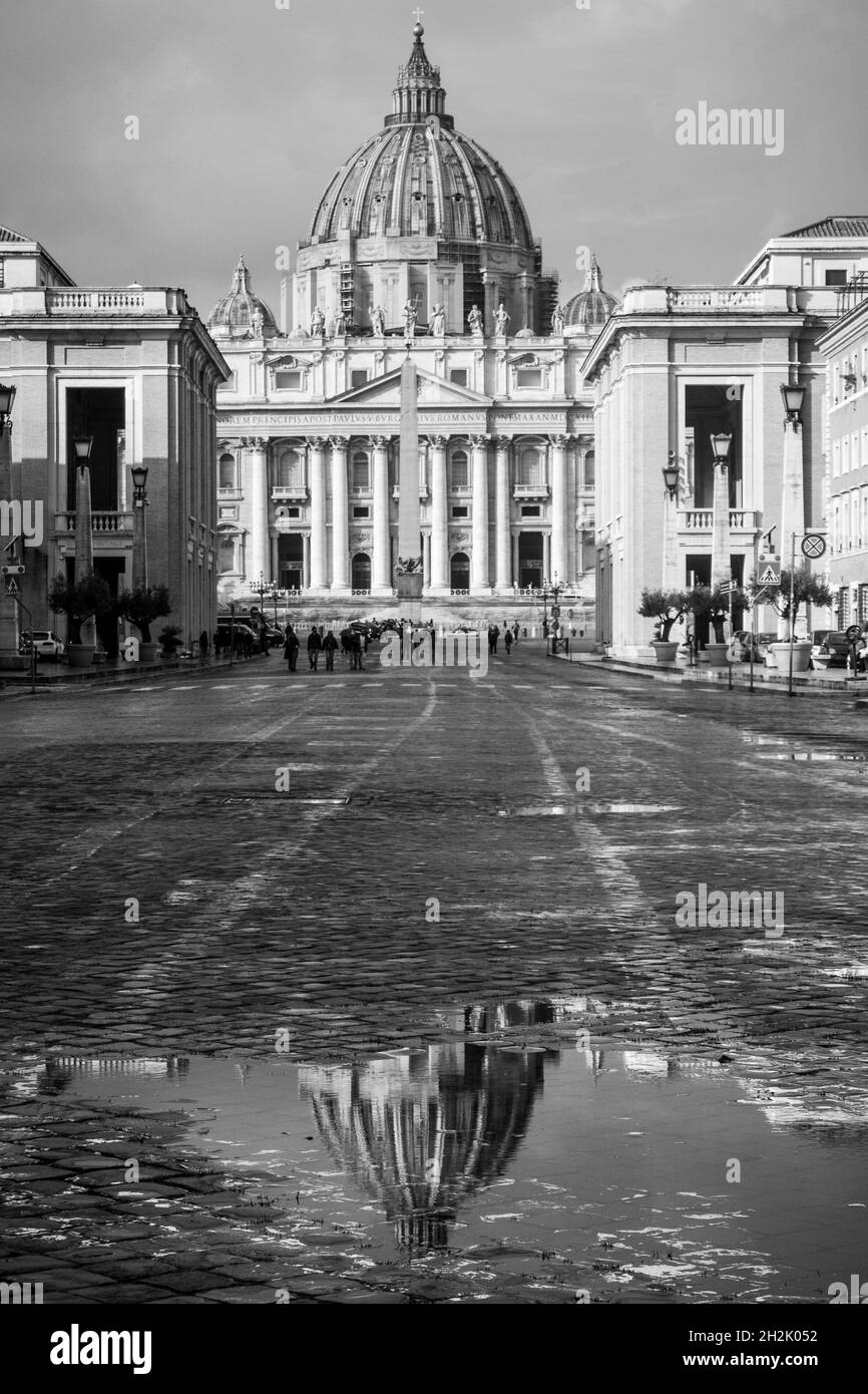 St Peter Basilica in Rome Stock Photo