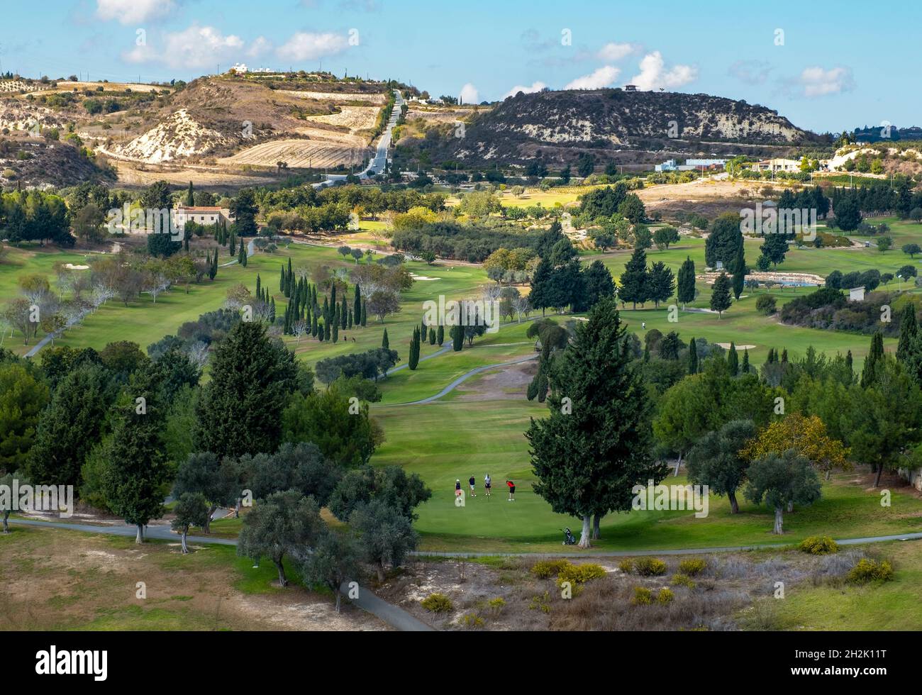 Overview of the Minthis Hills golf course, Tsada, Paphos, Cyprus Stock  Photo - Alamy