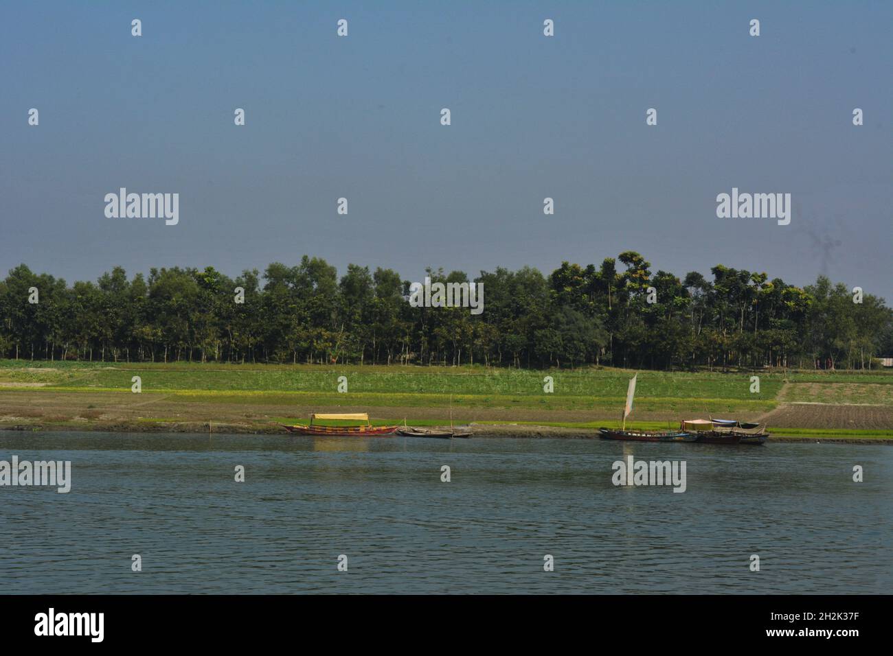 Bangladeshi river photo Stock Photo