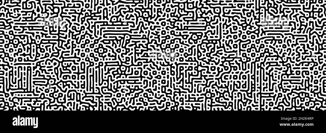 Turing pattern. Monochrome texture. cool modern abstract vector ...