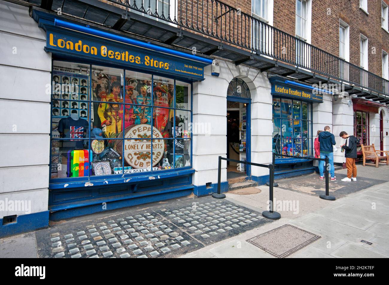 London Beatles Store in Baker Street, London, England Stock Photo