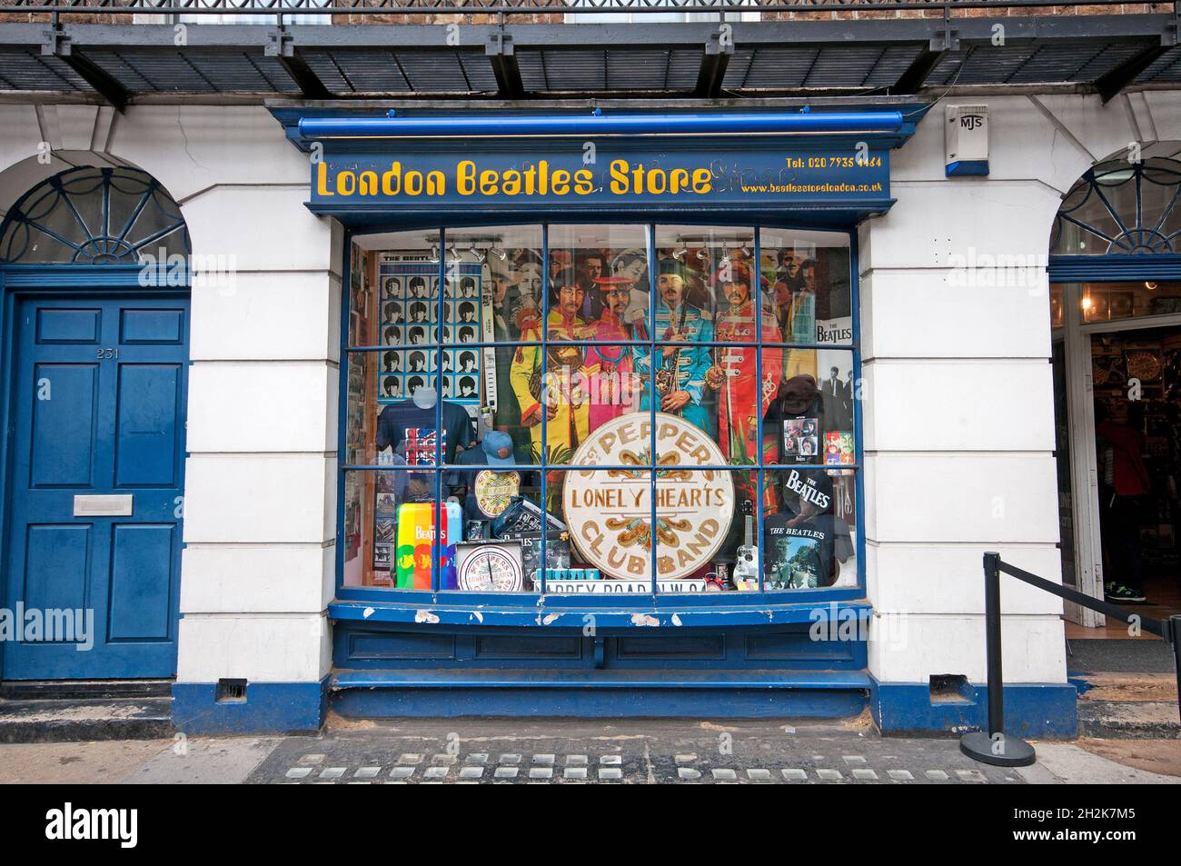London Beatles Store in Baker Street, London, England Stock Photo