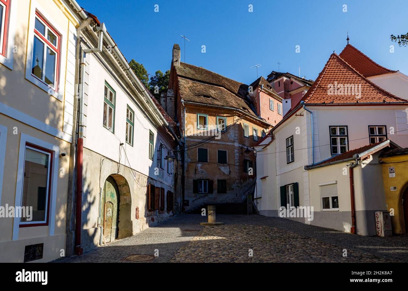 The city of Sibiu in Romania Stock Photo Alamy