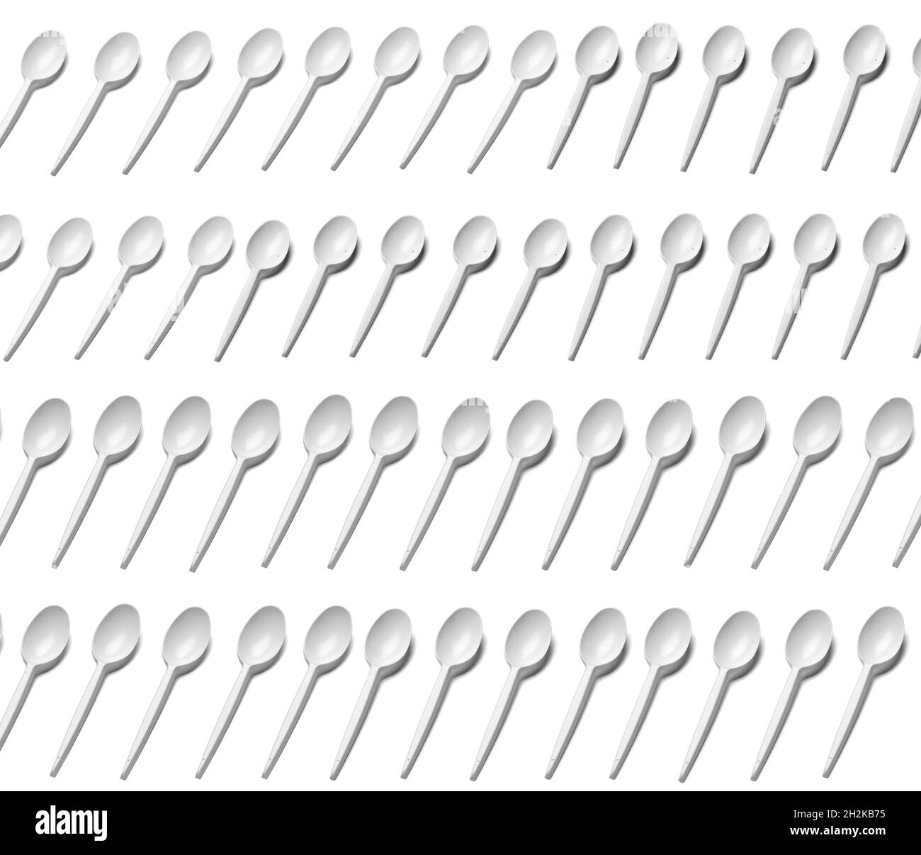 plastic cutlery spoon utensil recycling disposable environment white