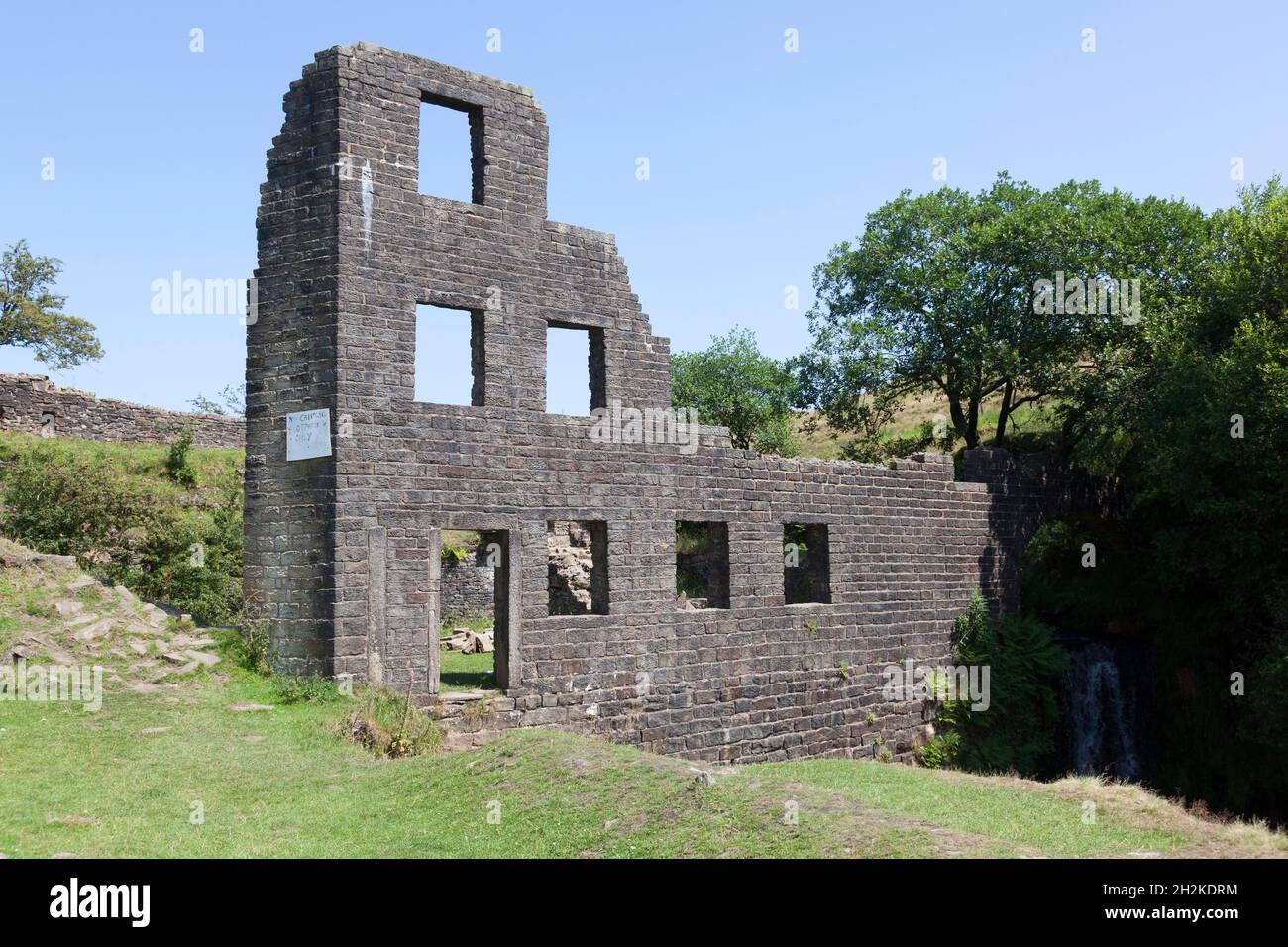 Cheesden Lumb Mill in the Cheesden Valley, Heywood, Greater Manchester Stock Photo