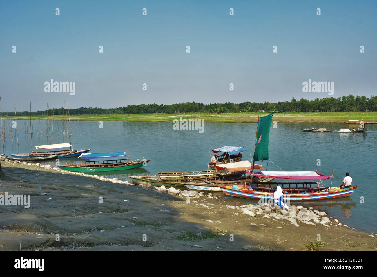 Bangladeshi river photo Stock Photo