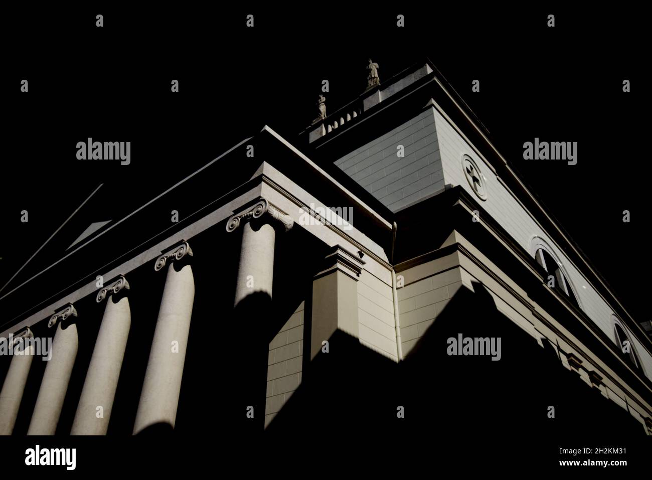 Piazza Sant Antonio, Chiesa Di San Antonio, Trieste, Italy - architecture historic building Stock Photo