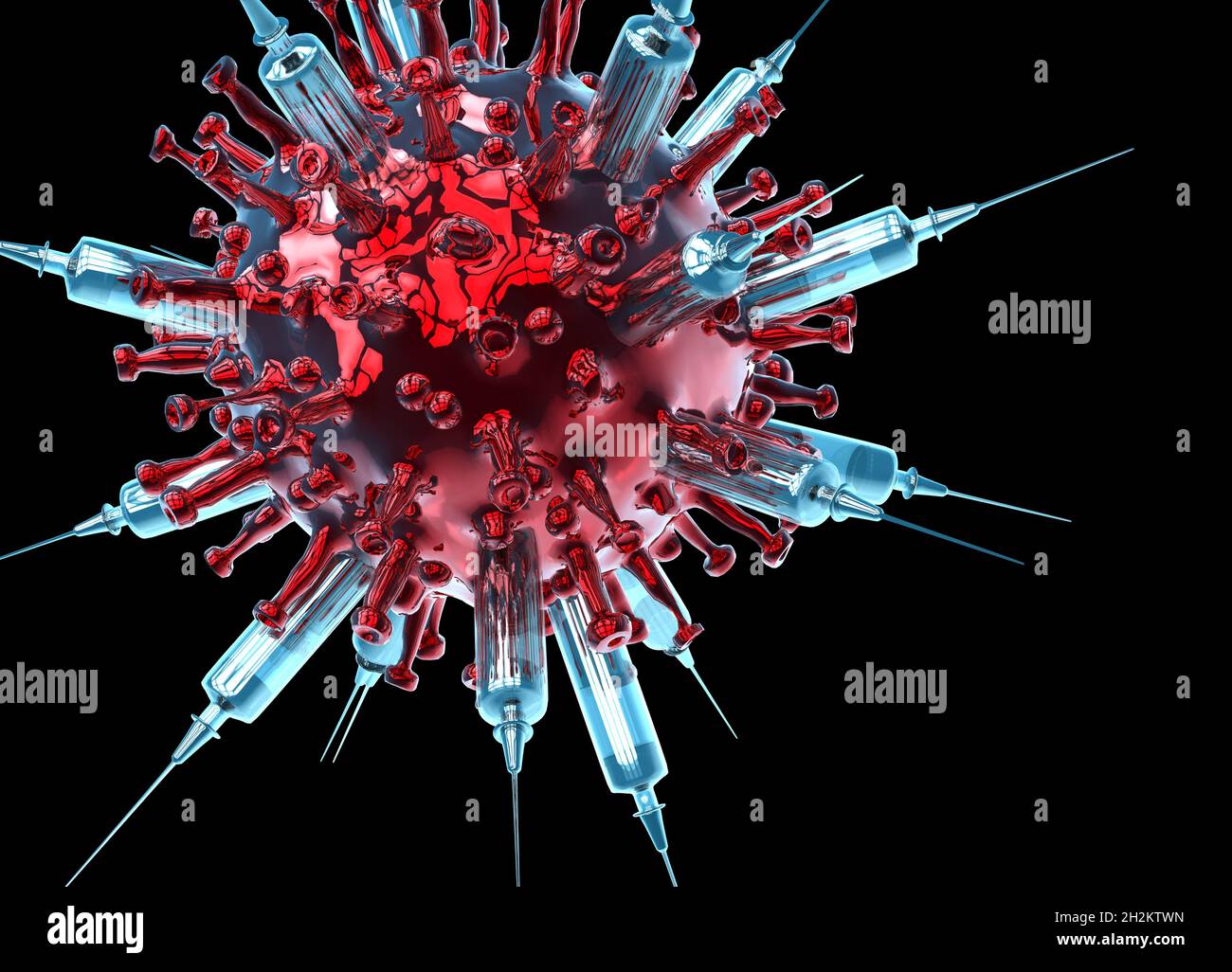 Coronavirus pandemic, conceptual illustration Stock Photo