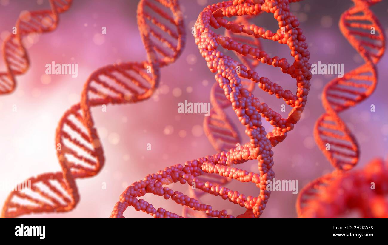 Artwork of DNA Stock Photo