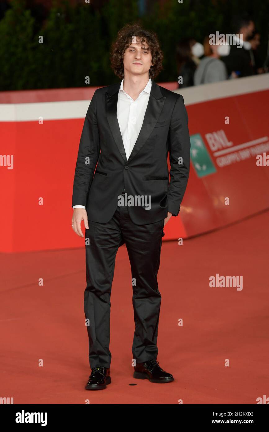 Rome, Italy. 22nd Oct, 2021. Antonio Banno attends the red carpet of the movie Vita da Carlo at Auditorium Parco della Musica. (Photo by Mario Cartelli/SOPA Images/Sipa USA) Credit: Sipa USA/Alamy Live News Stock Photo