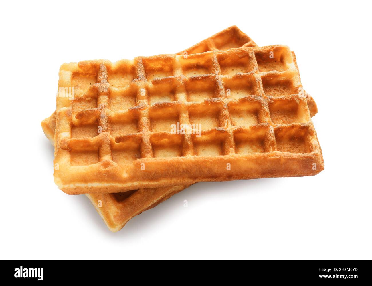 Homemade belgian waffles Cut Out Stock Images & Pictures - Alamy
