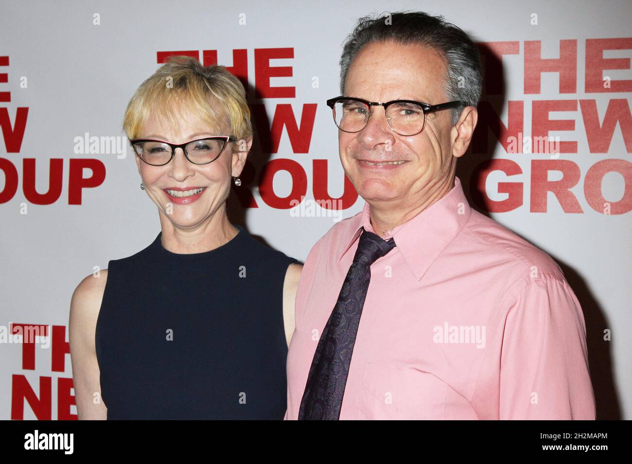 Tracy Shayne and Peter Scolari attend The New Group Opening Night Party