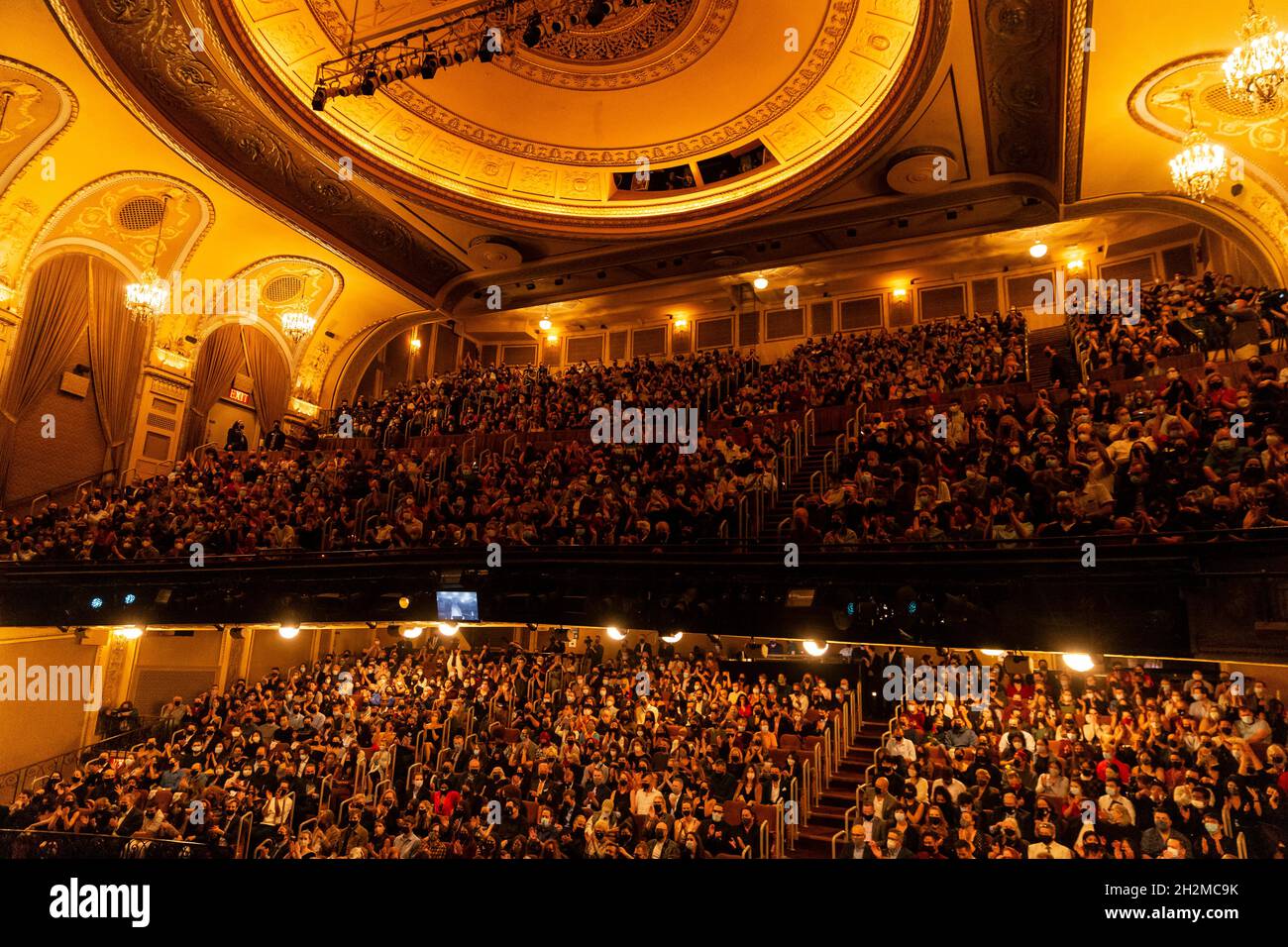New York, NY October 22, 2021 Audience seen during The Phantom of