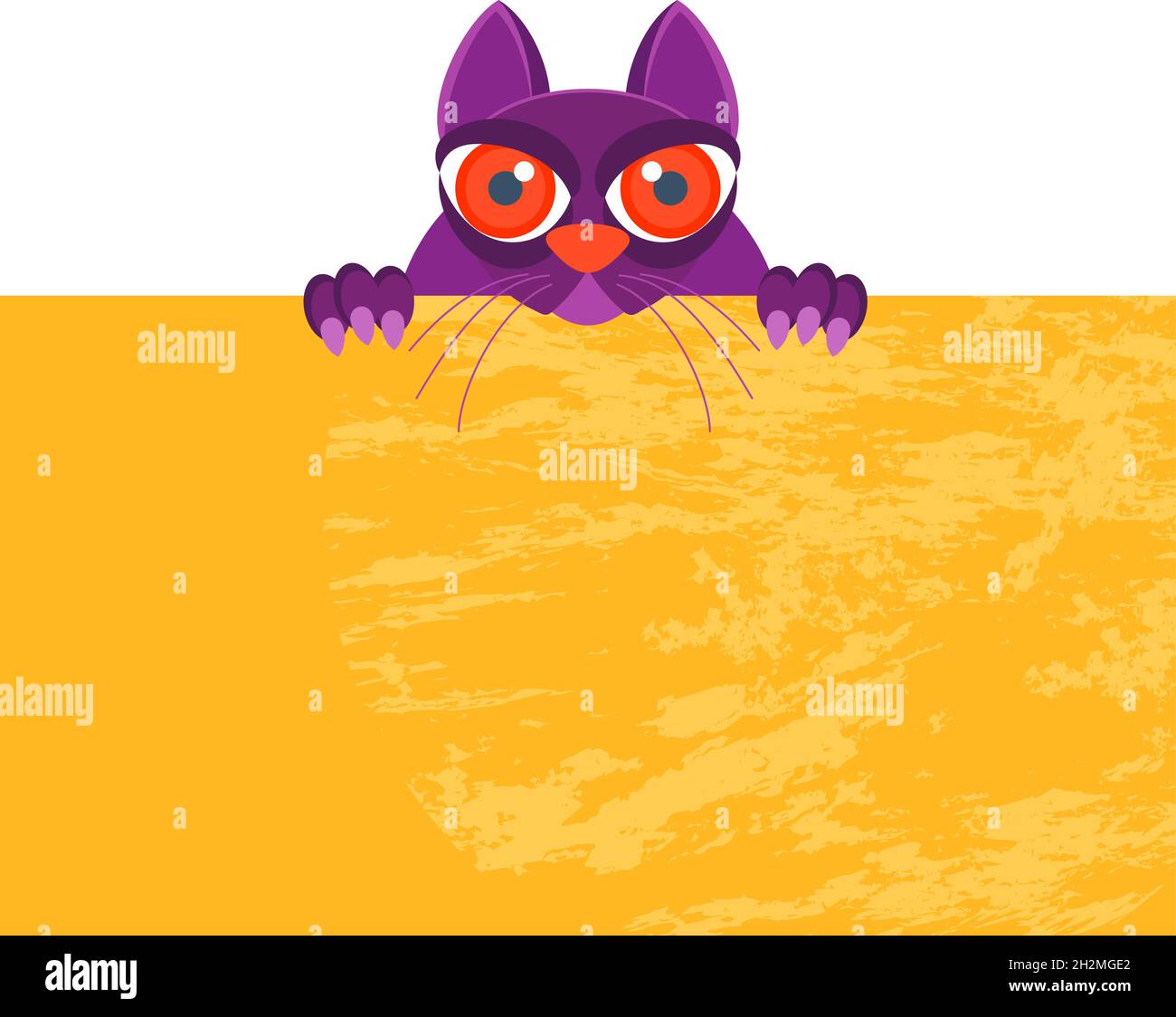 Irritated cat Stock Vector Images - Alamy