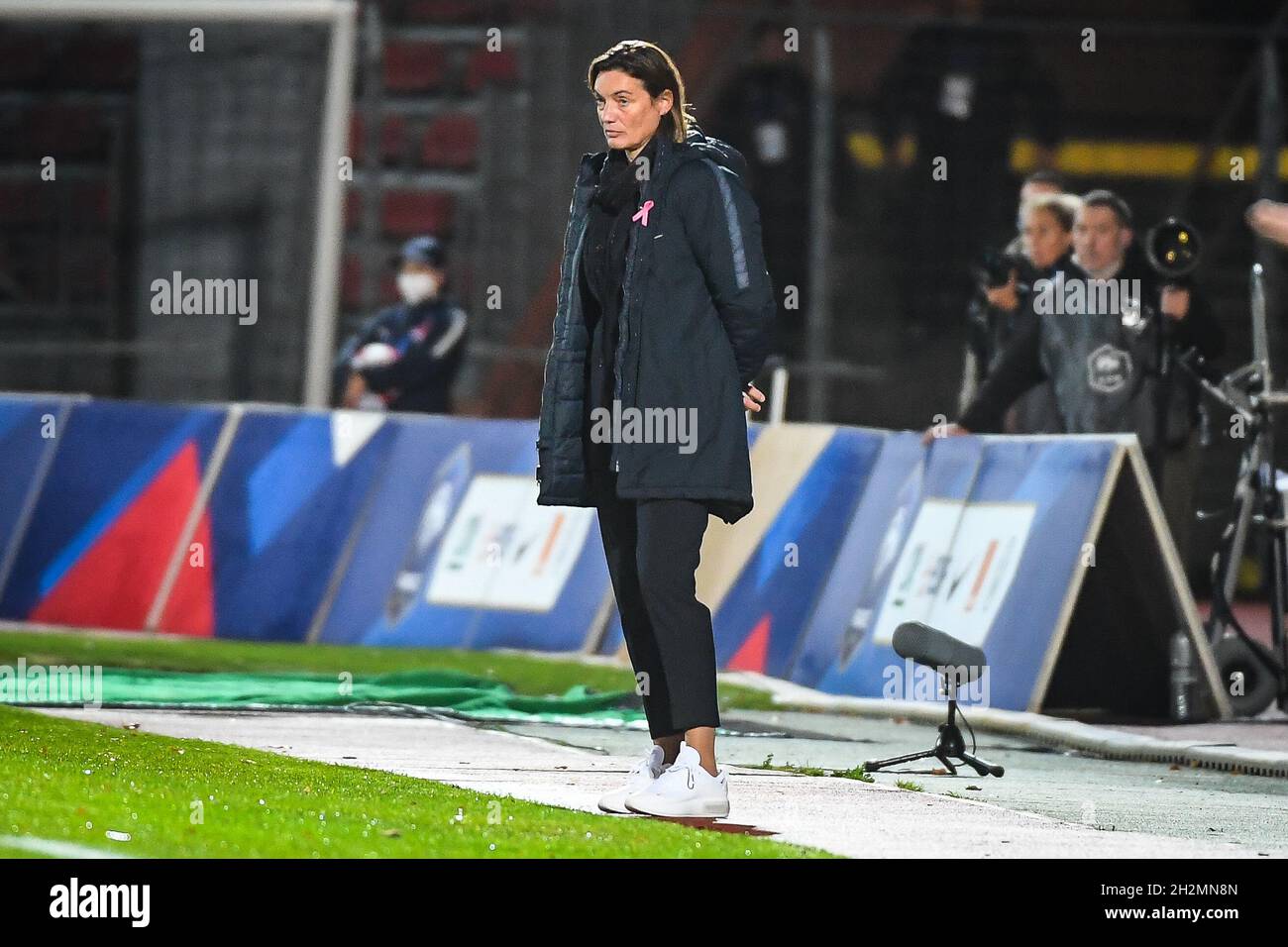 Creteil, France. 22nd Oct, 2021. Corinne DIACRE of France during the FIFA Women's World Cup 2023, Qualifiers Group I football match between France and Estonia on October 22, 2021 at Dominique Duvauchelle stadium in Creteil, France - Photo: Matthieu Mirville/DPPI/LiveMedia Credit: Independent Photo Agency/Alamy Live News Stock Photo