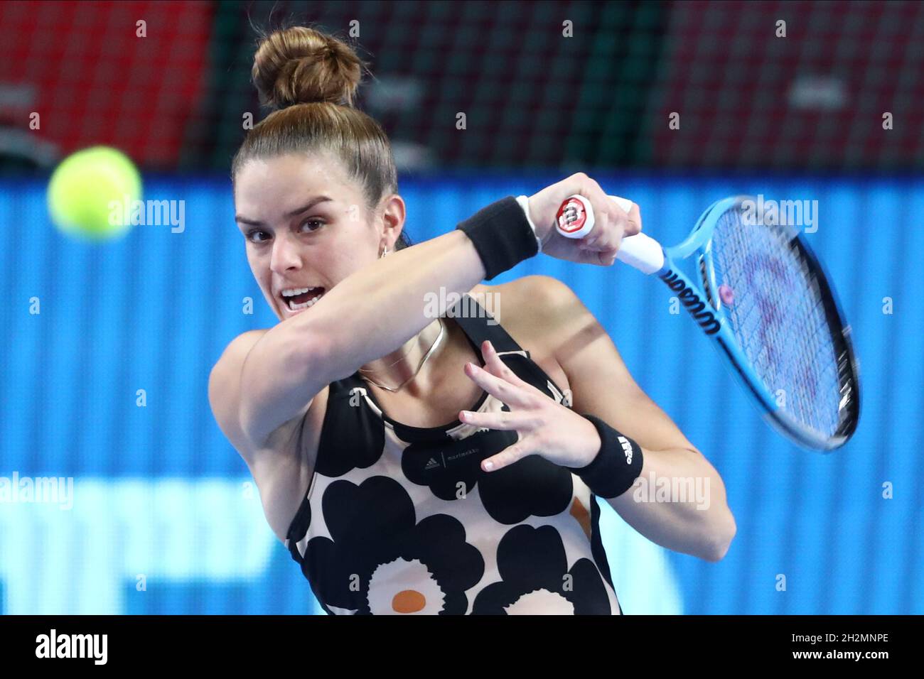 Moscow, Russia. 22nd Oct, 2021. Maria Sakkari in action during The VTB ...